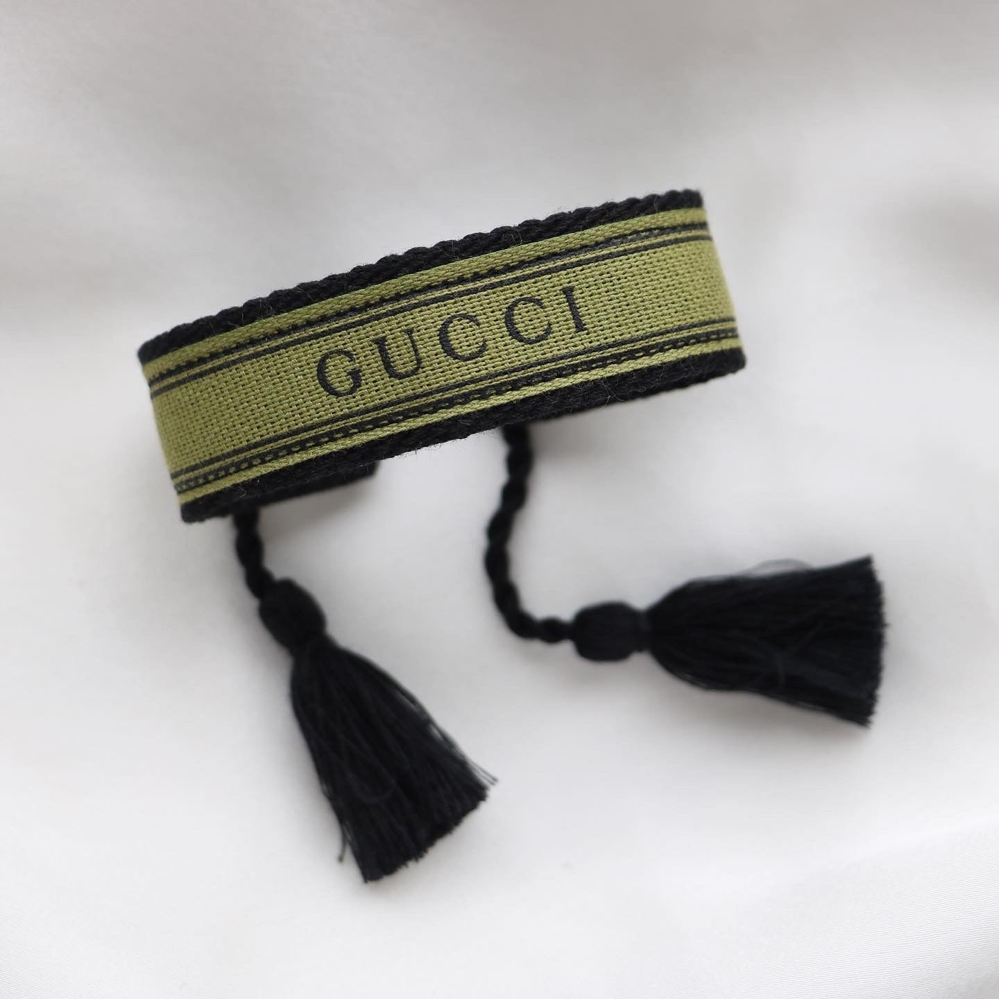 BRACELET TISSÉ UPCYCLÉ GUCCI