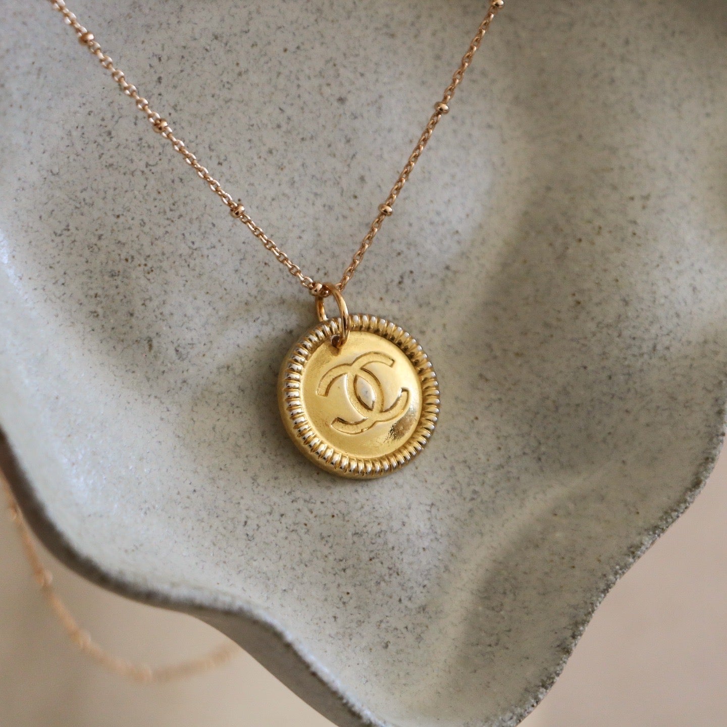 COLLIER UPCYCLÉ | DORÉ N°2