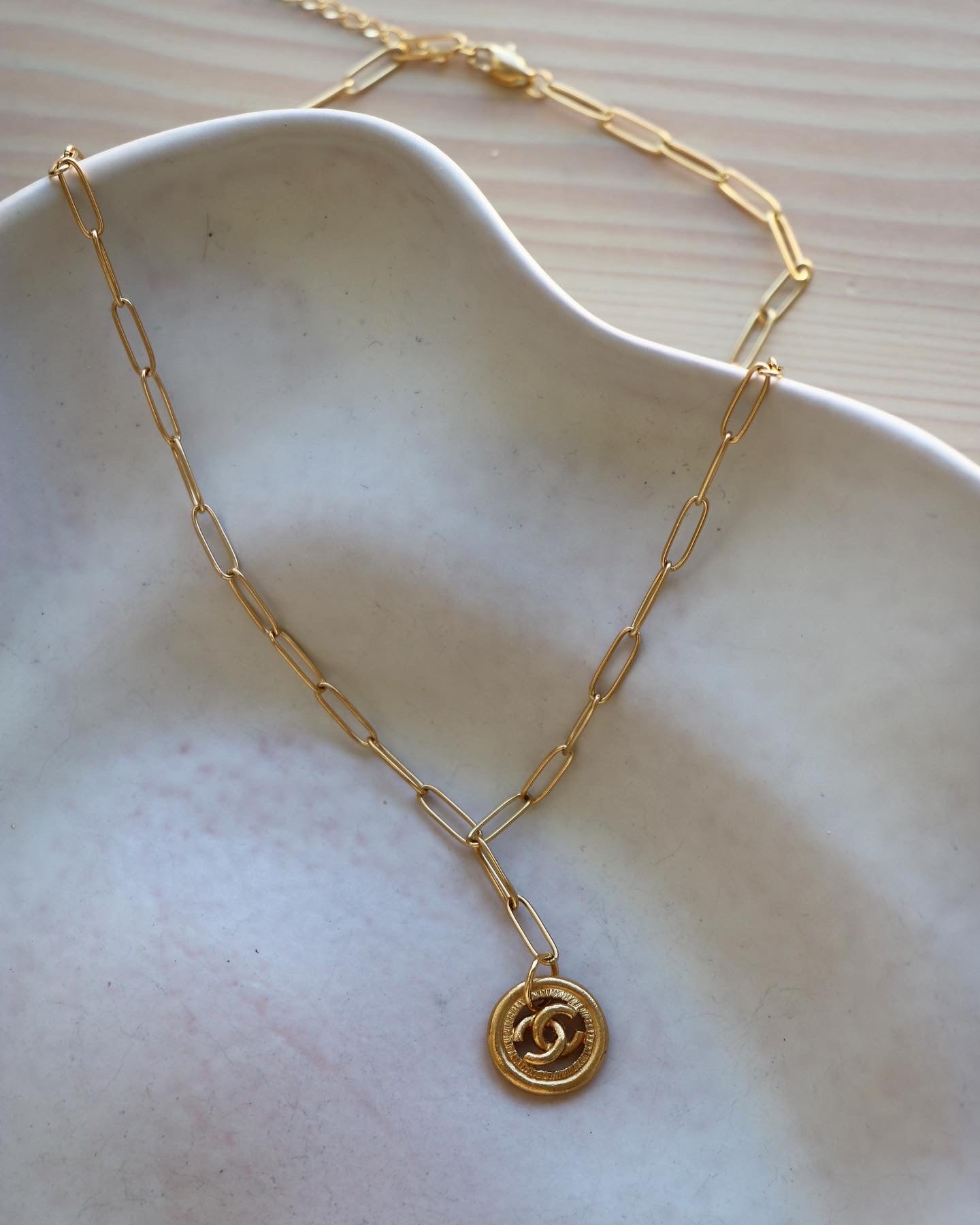 COLLIER UPCYCLÉ | DORÉ N°2