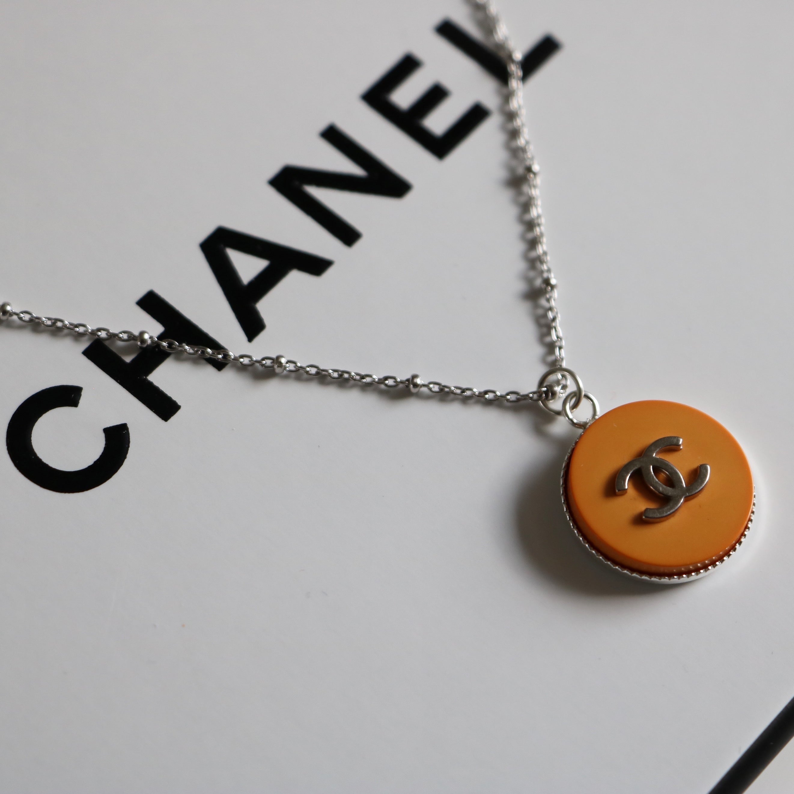 COLLIER UPCYCLÉ ARGENT 925 | ORANGE