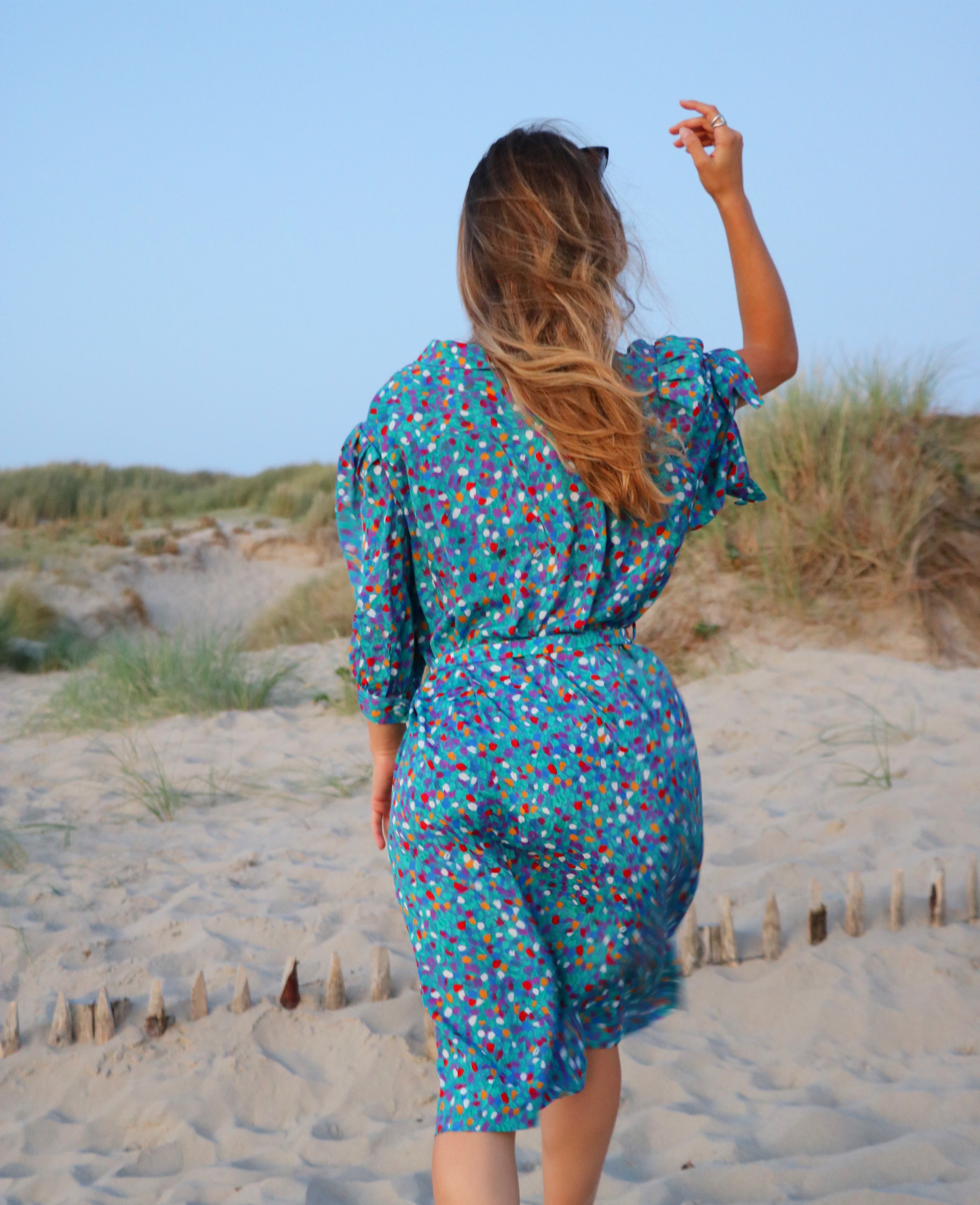 ROBE MULTICOLORE VINTAGE