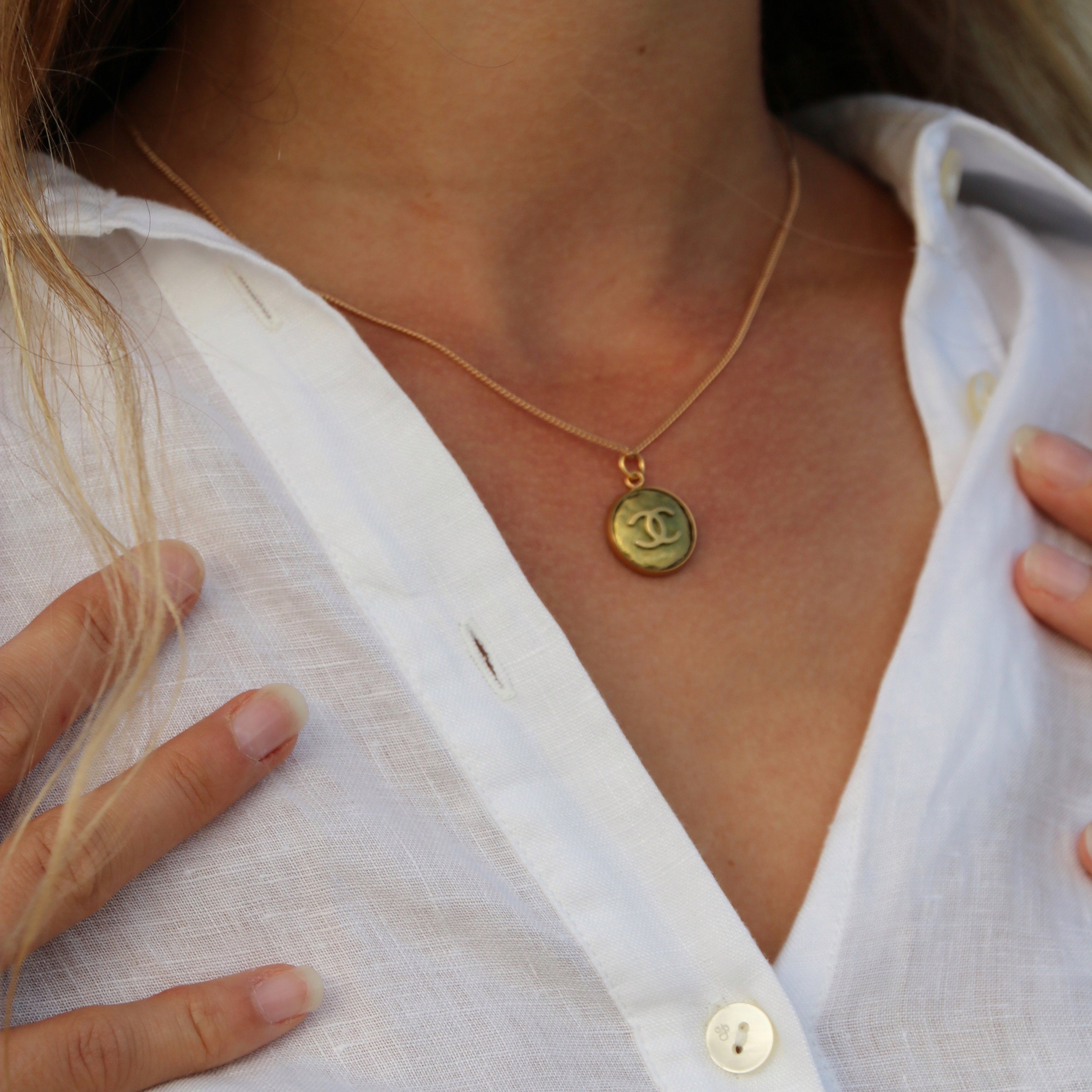 COLLIER UPCYCLÉ CHANEL | PETIT MARTELÉ