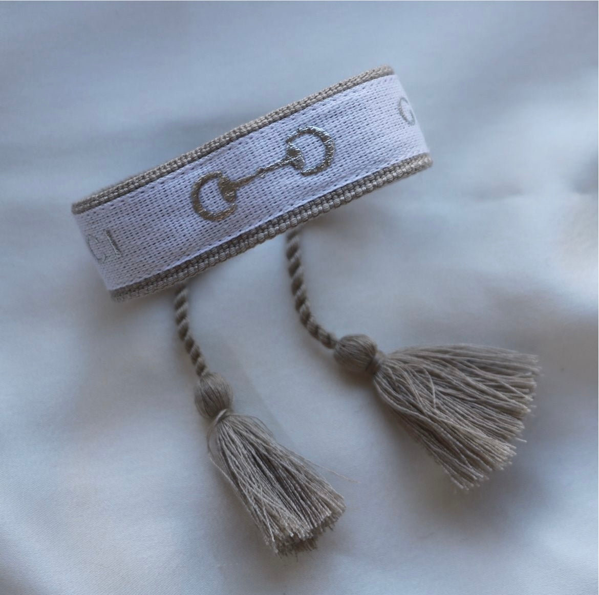 BRACELET TISSÉ UPCYCLÉ GUCCI | RARE