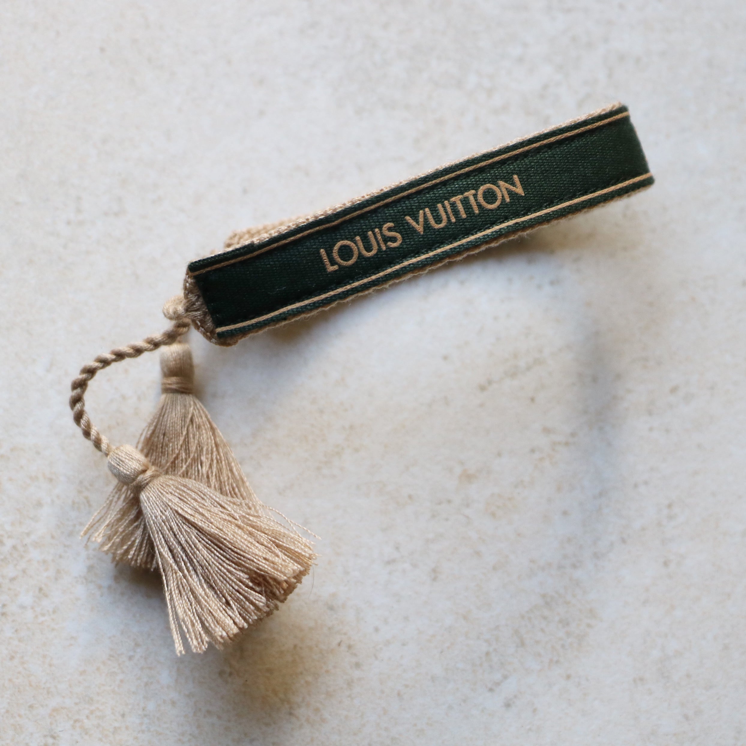 BRACELET TISSÉ UPCYCLÉ BRACELET LOUIS VUITTON | RARE