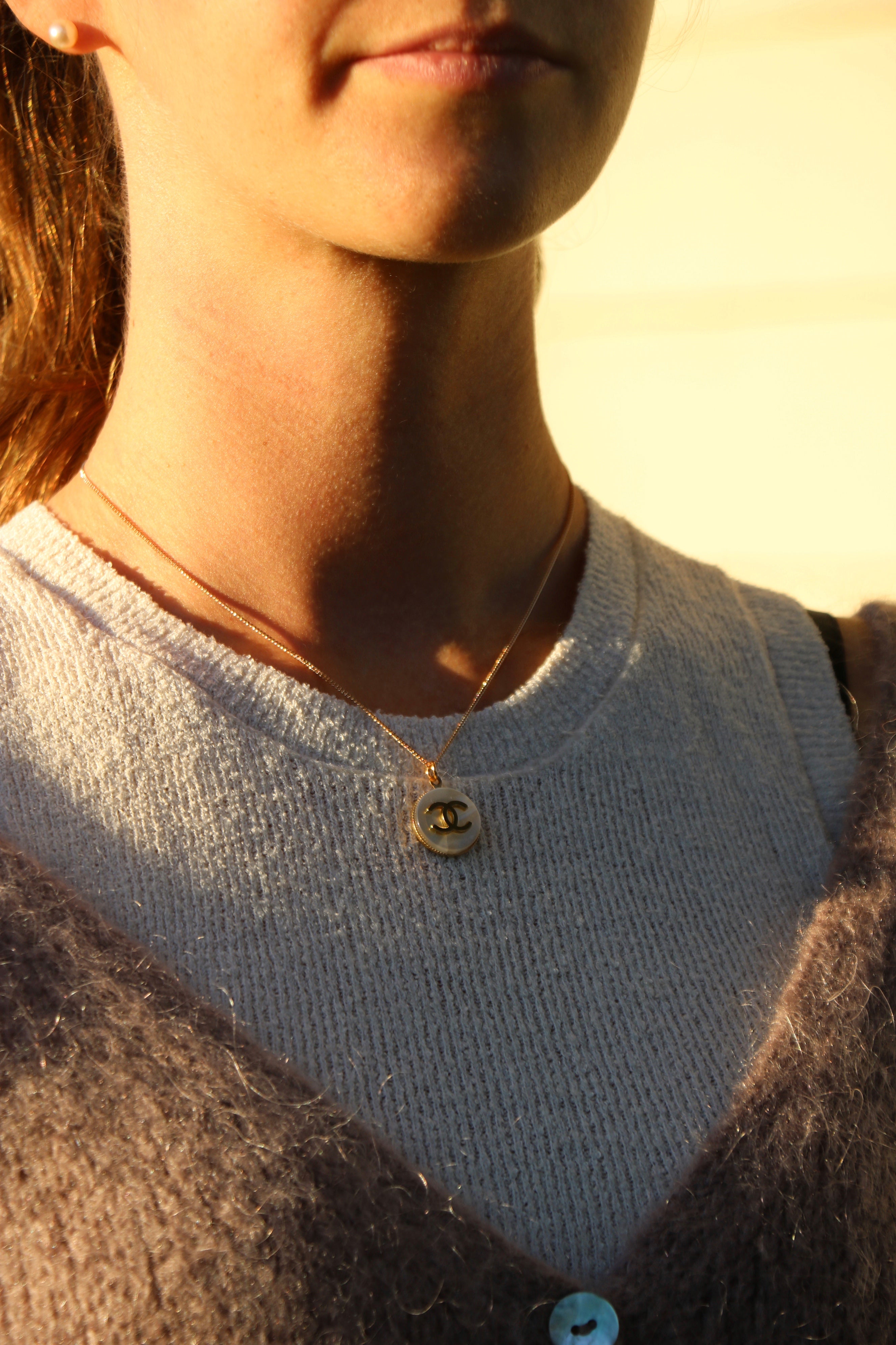COLLIER UPCYCLÉ | BLANC NACRE RARE