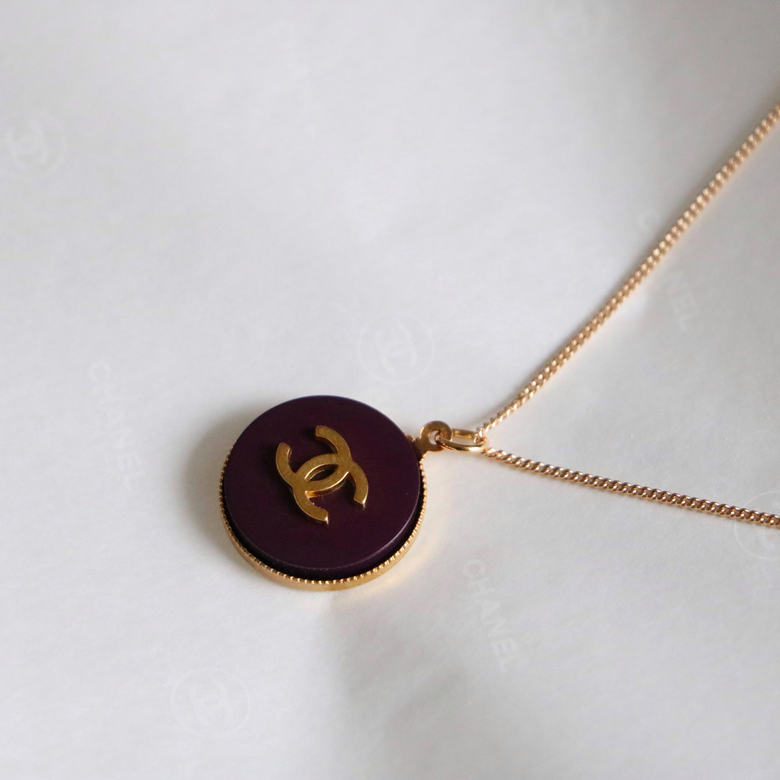 COLLIER UPCYCLÉ | PRUNE RARE