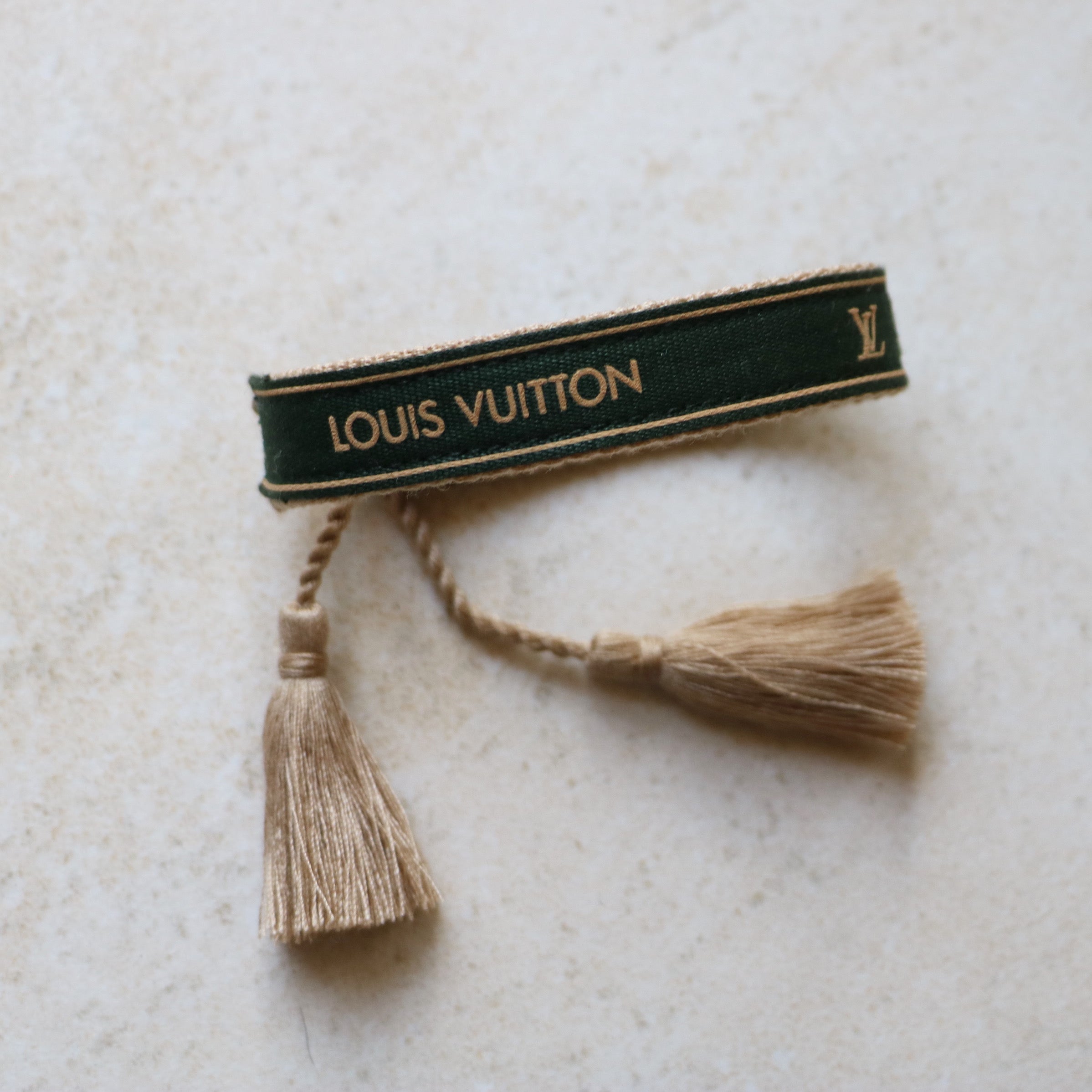 BRACELET TISSÉ UPCYCLÉ BRACELET LOUIS VUITTON | RARE