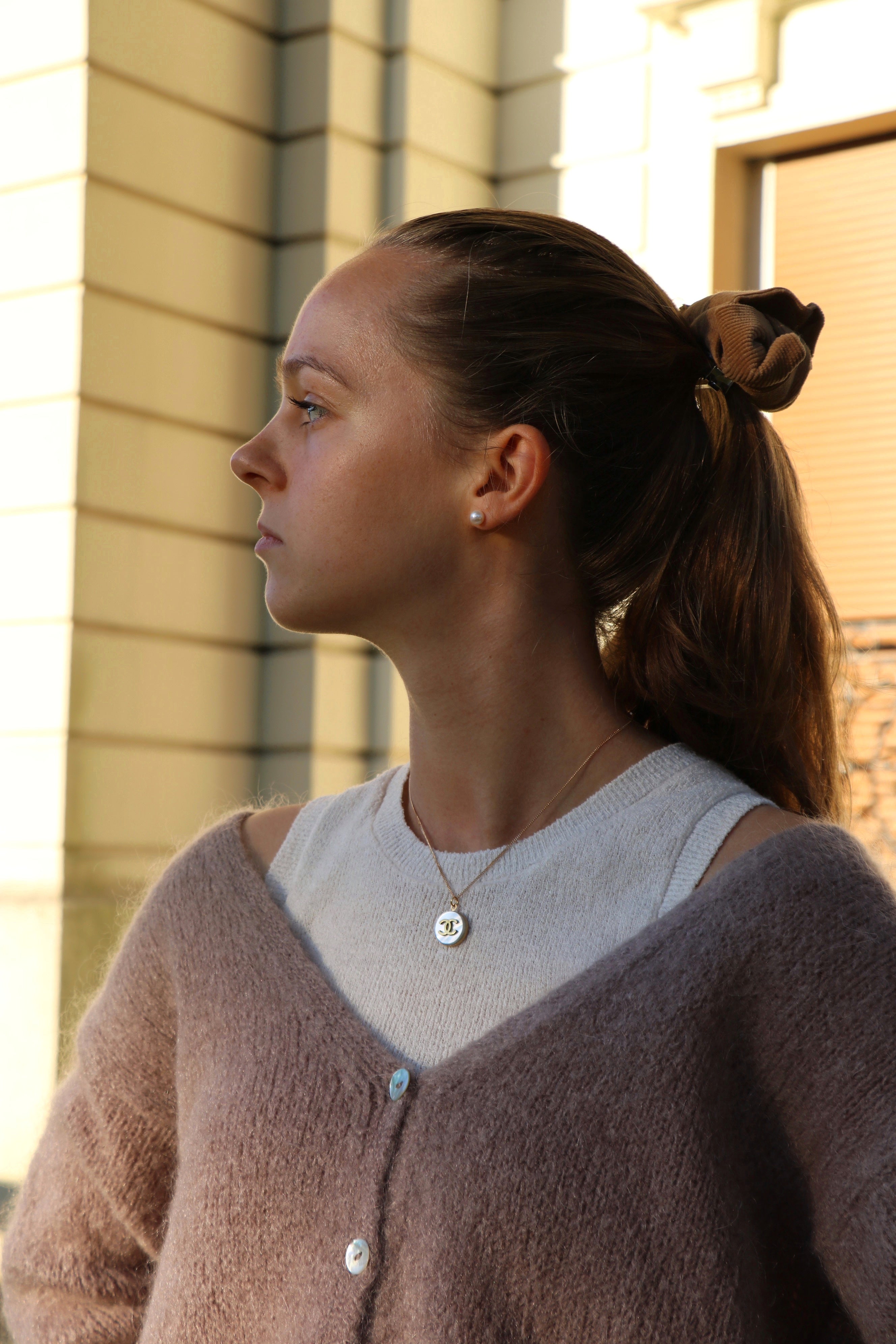 COLLIER UPCYCLÉ | BLANC NACRE RARE