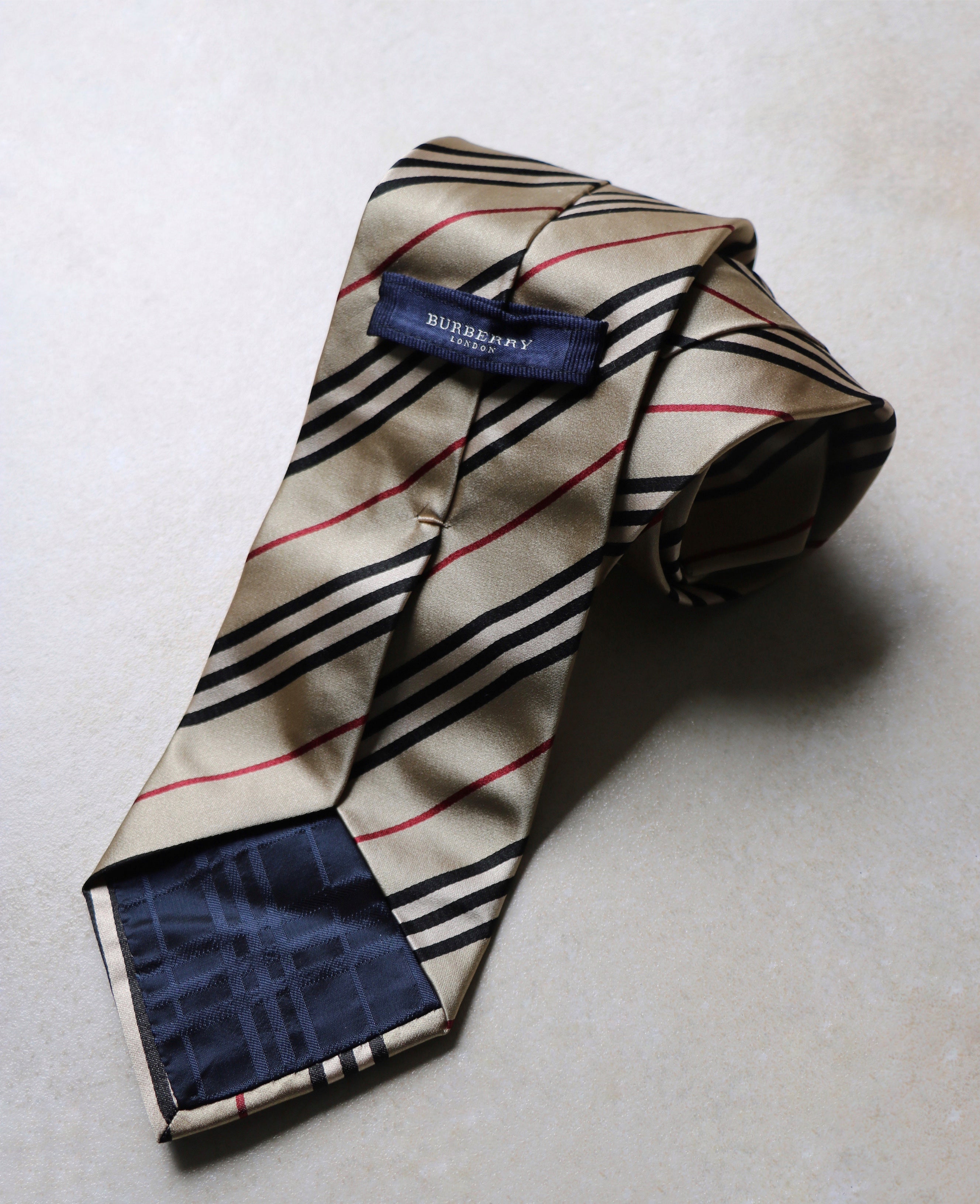 LOT DE 2 MINIS CHOUCHOUS UPCYCLÉS BURBERRY | 100% SOIE