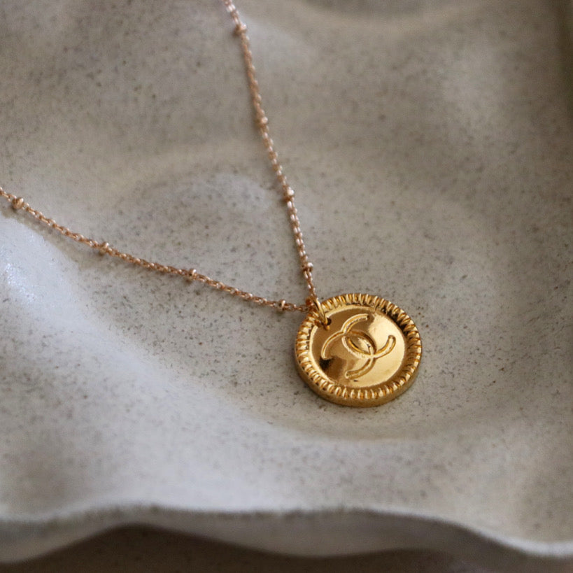 COLLIER UPCYCLÉ | DORÉ N°1