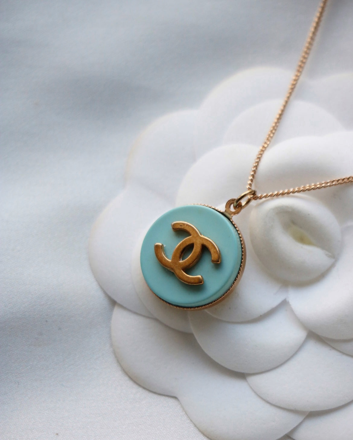 COLLIER UPCYCLÉ CHANEL | TURQUOISE RARE