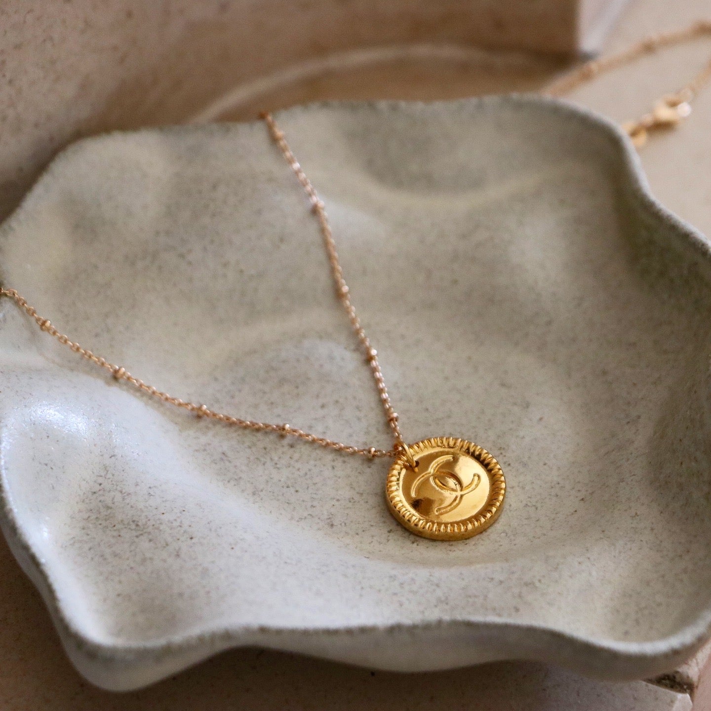 COLLIER UPCYCLÉ | DORÉ N°2