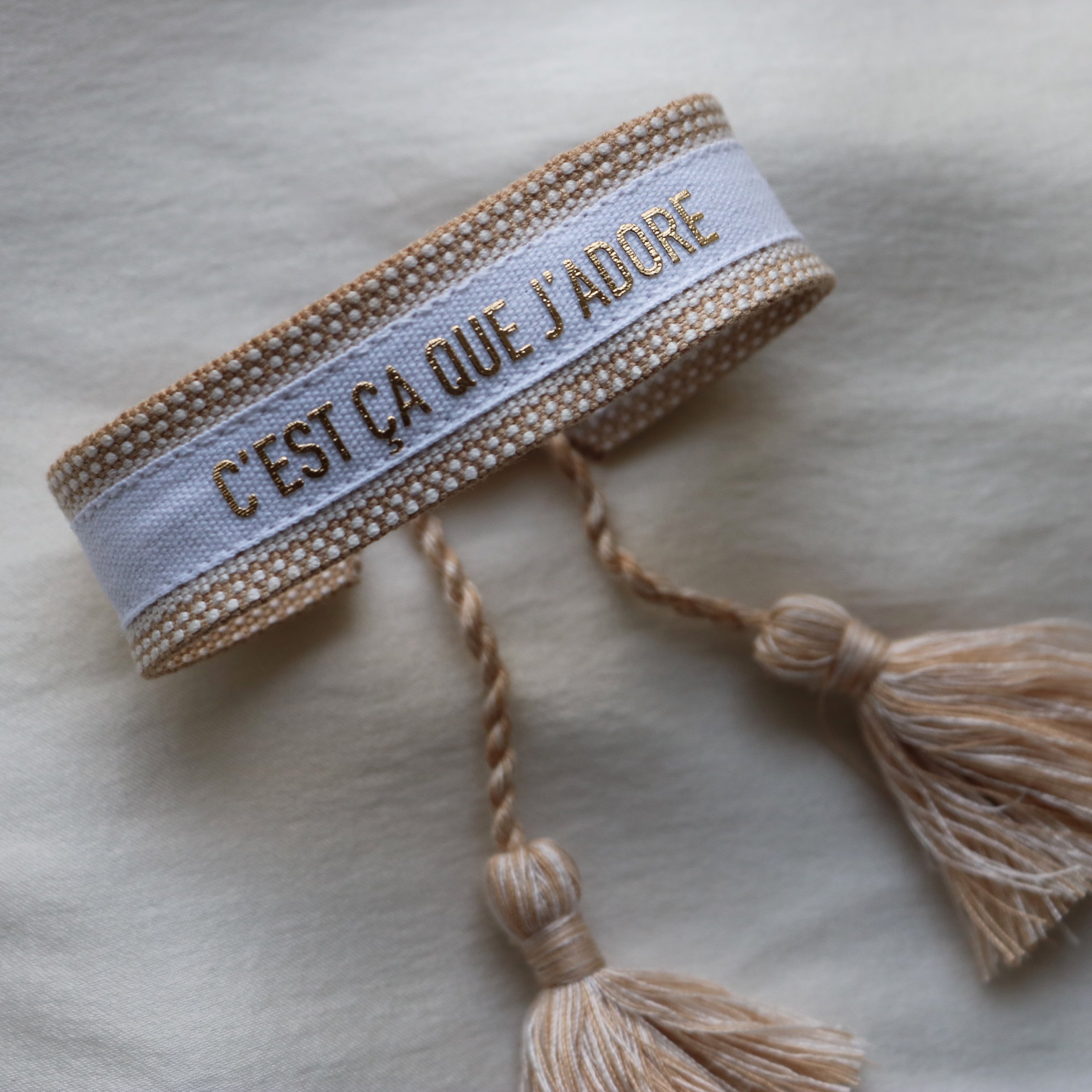 BRACELET TISSÉ UPCYCLÉ | DIOR J’ADORE