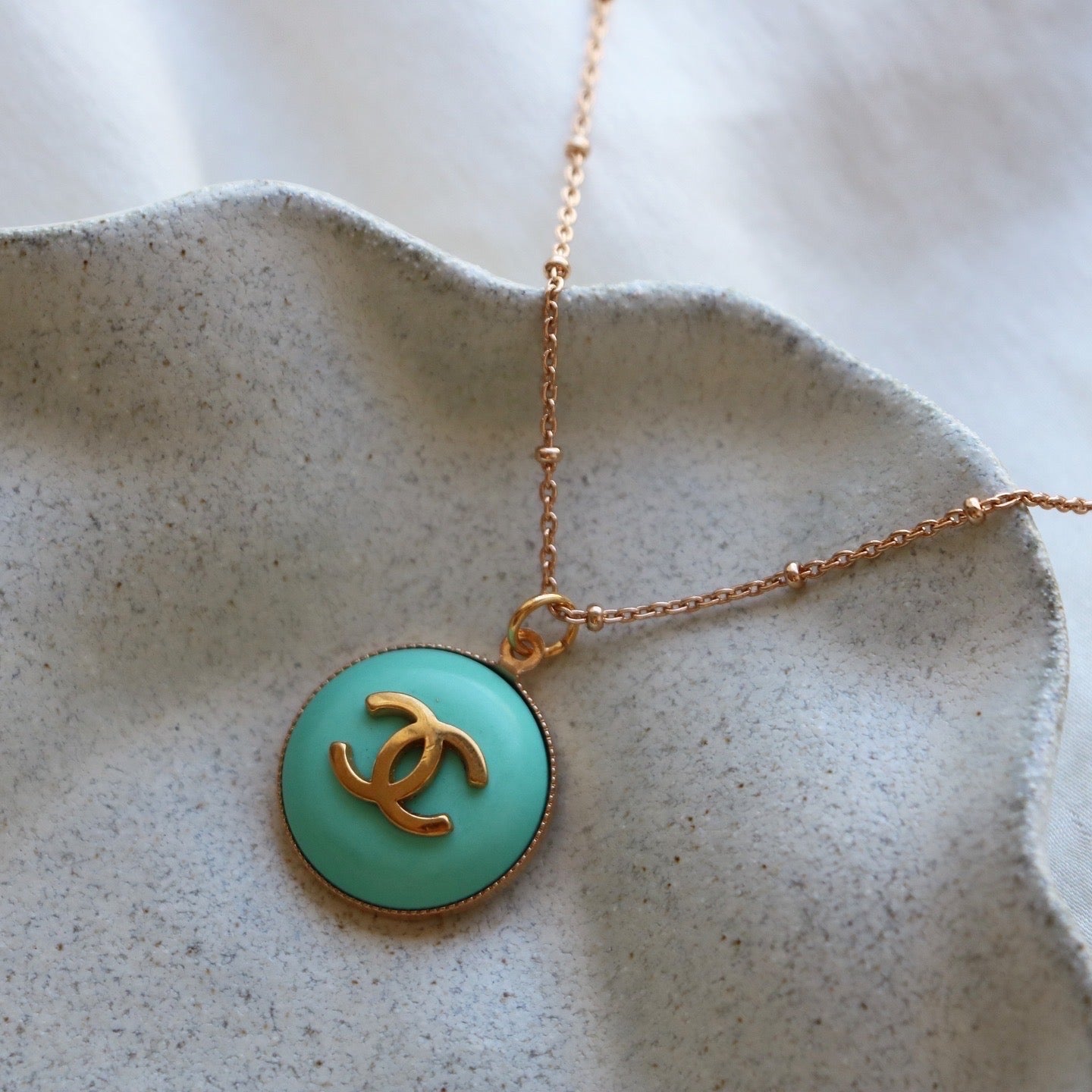 COLLIER UPCYCLÉ | TURQUOISE