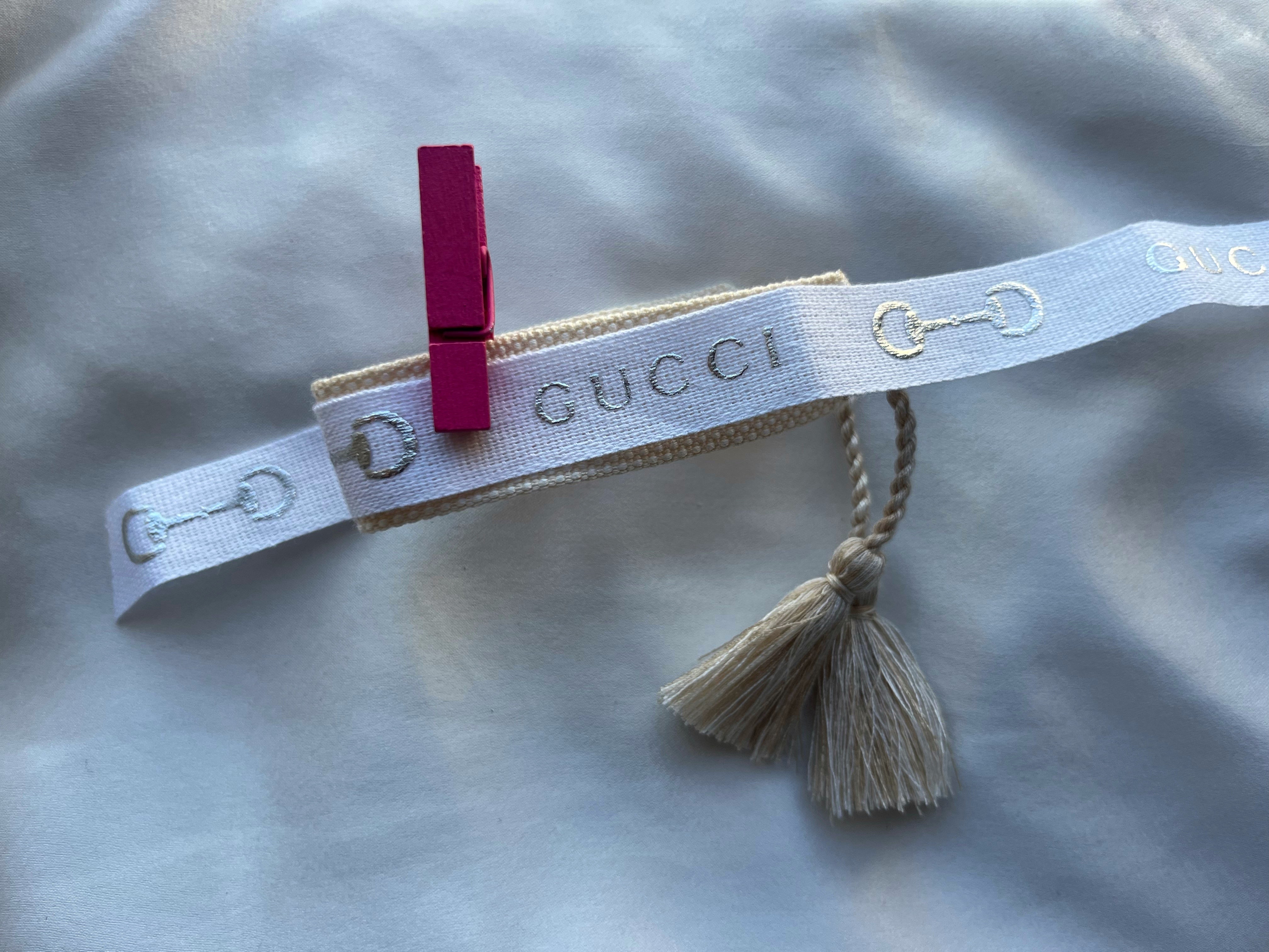 BRACELET TISSÉ UPCYCLÉ GUCCI | RARE