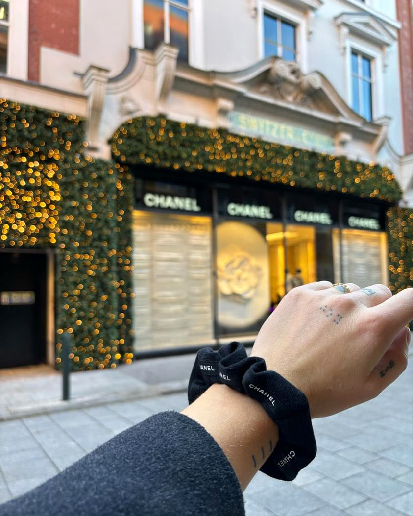 MINI CHOUCHOU UPCYCLÉ CHANEL | FLASHY