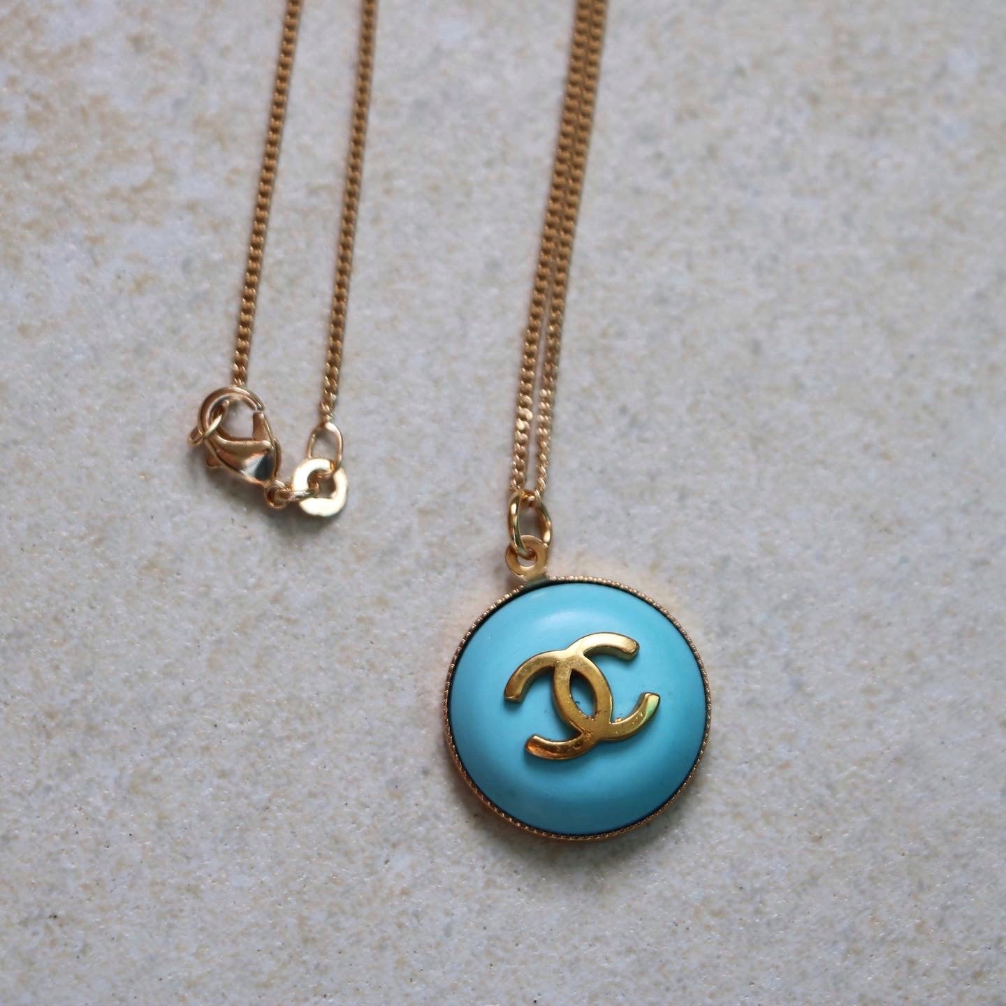 COLLIER UPCYCLÉ | BLEU FLASHY