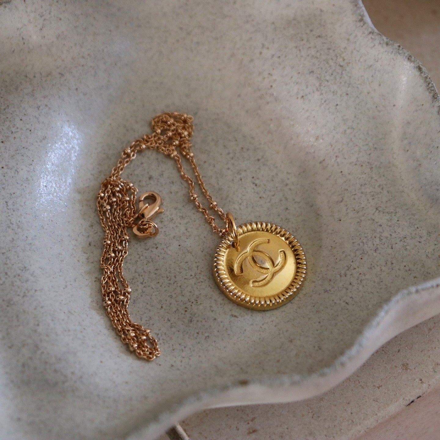 COLLIER UPCYCLÉ | DORÉ N°2