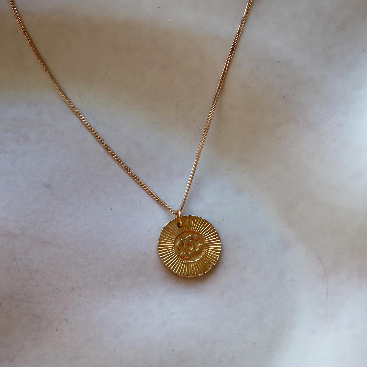 COLLIER UPCYCLÉ | SOLEIL DORÉ