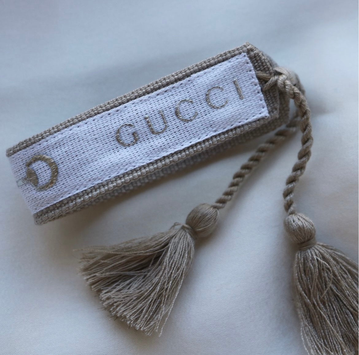 BRACELET TISSÉ UPCYCLÉ GUCCI | RARE