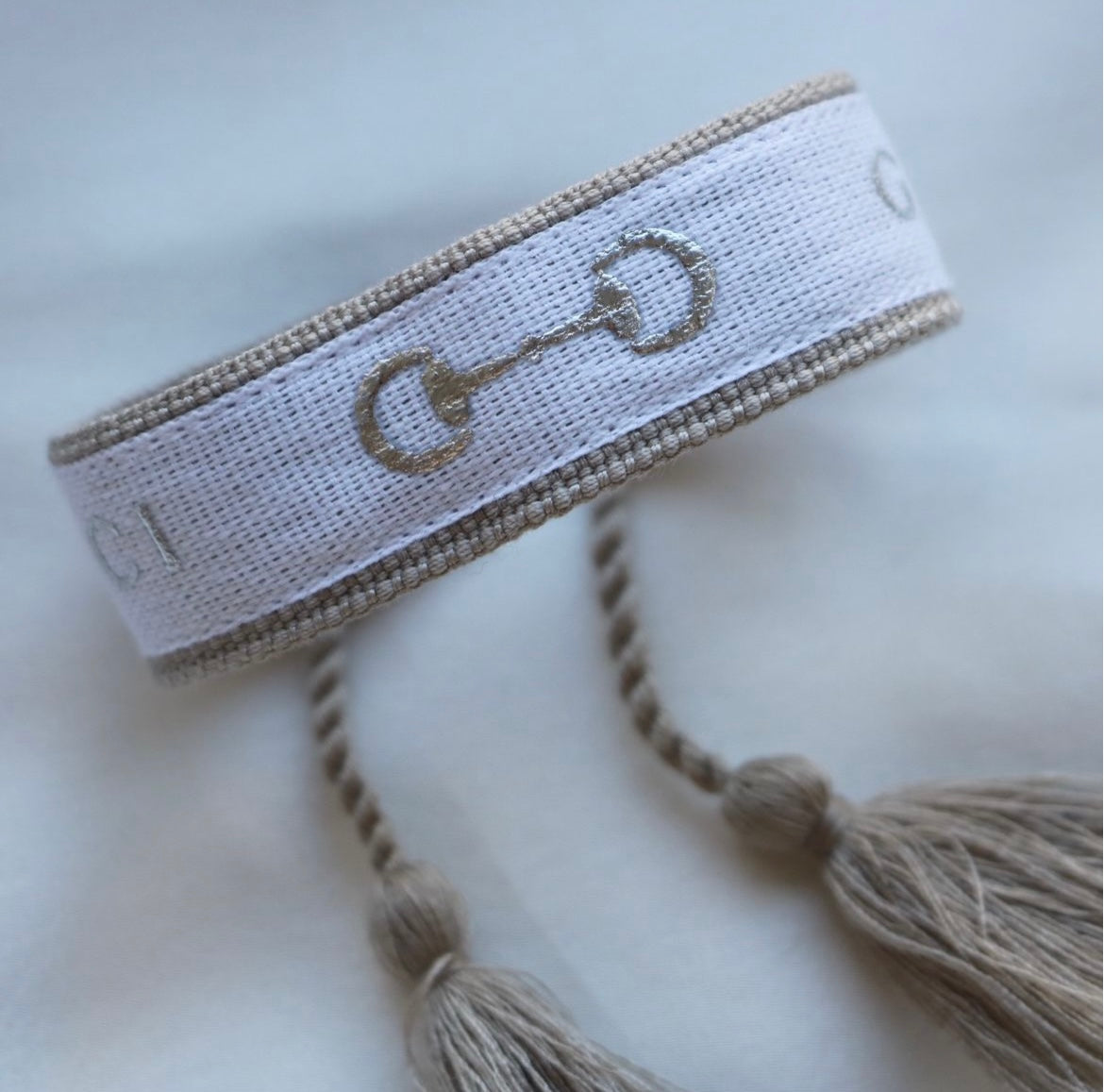 BRACELET TISSÉ UPCYCLÉ GUCCI | RARE