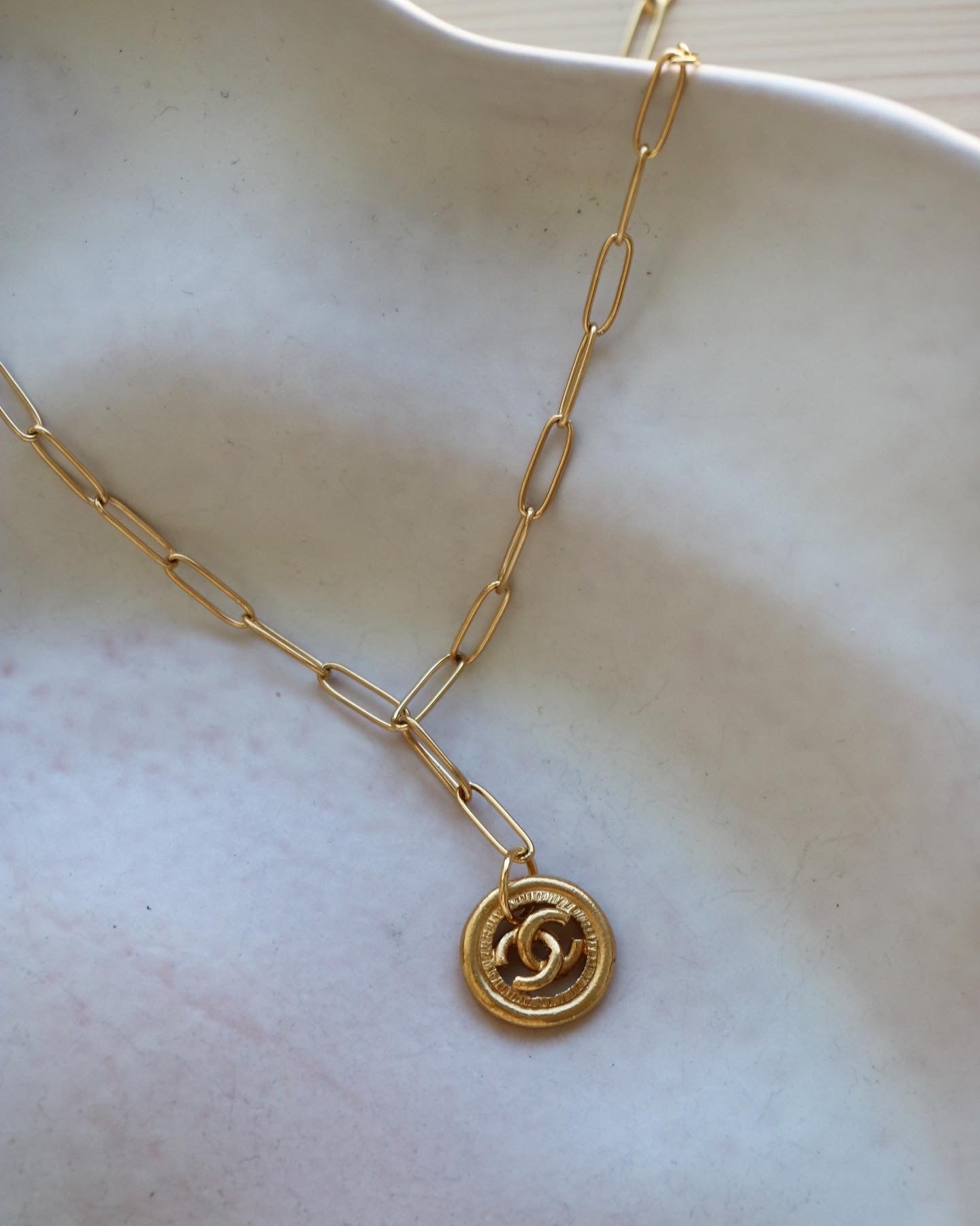 COLLIER UPCYCLÉ | DORÉ N°2