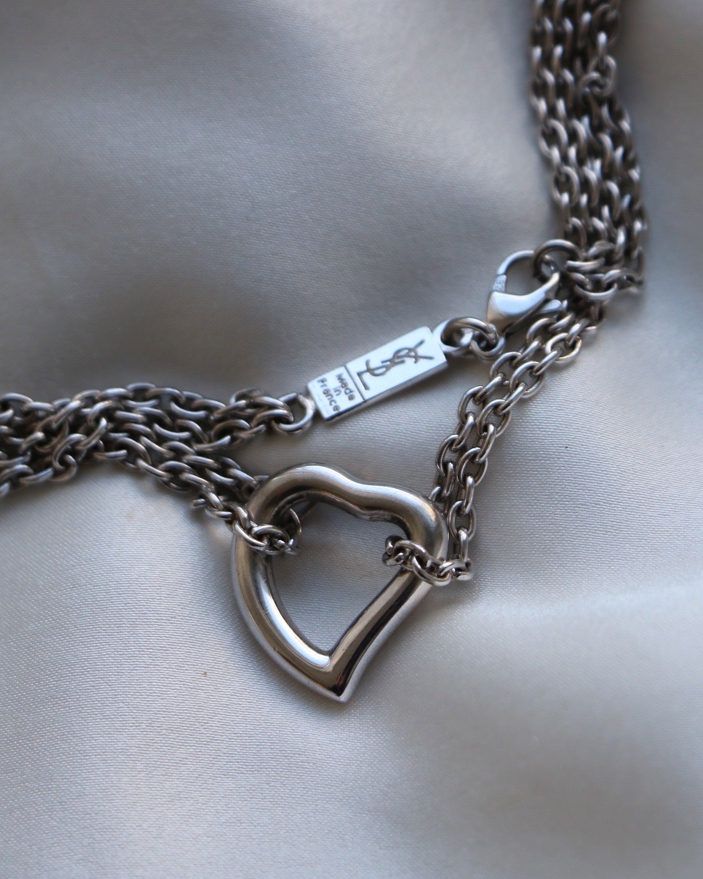 COLLIER "LOVE" YVES SAINT LAURENT VINTAGE