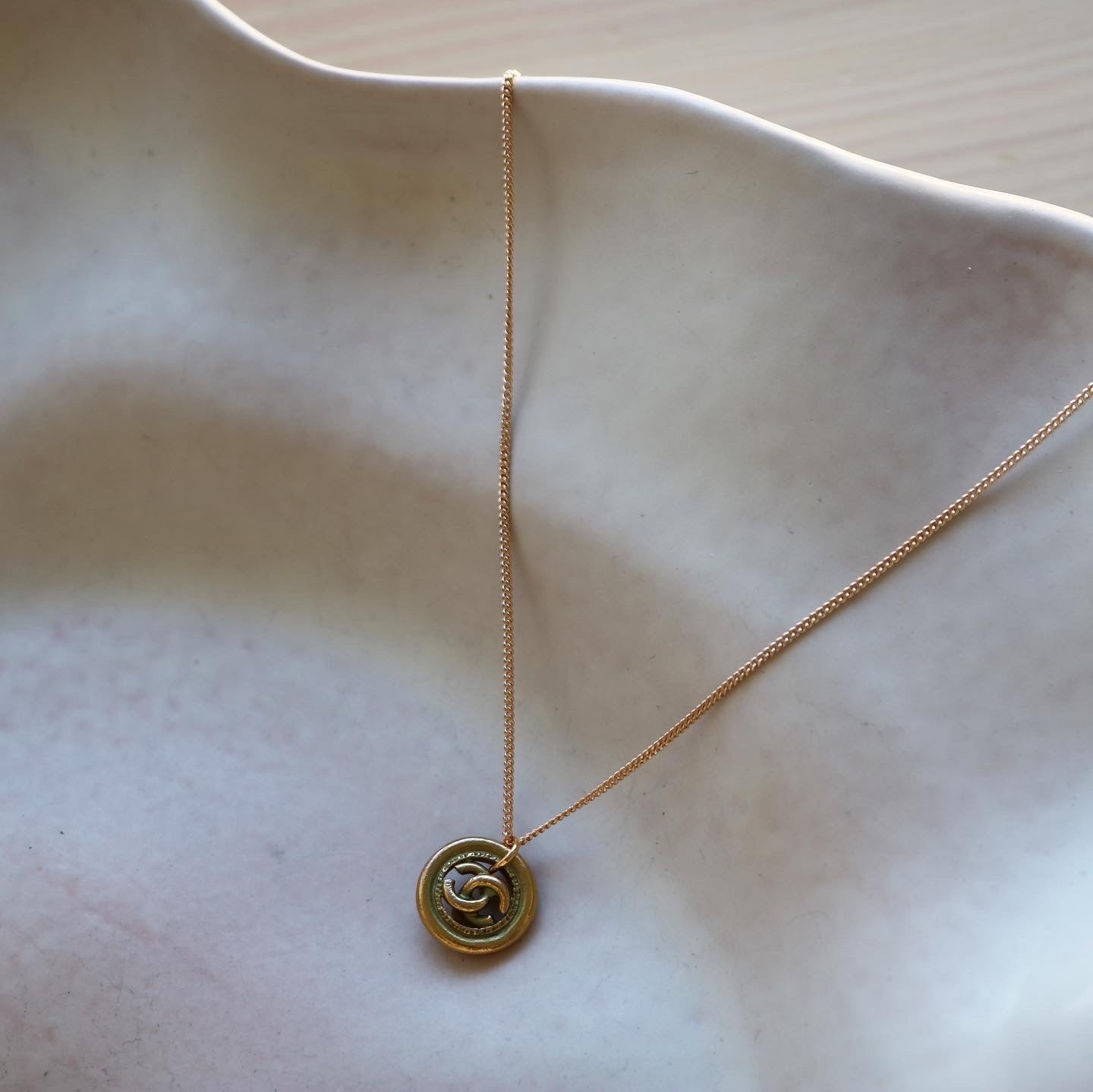 COLLIER UPCYCLÉ | DORÉ N°3
