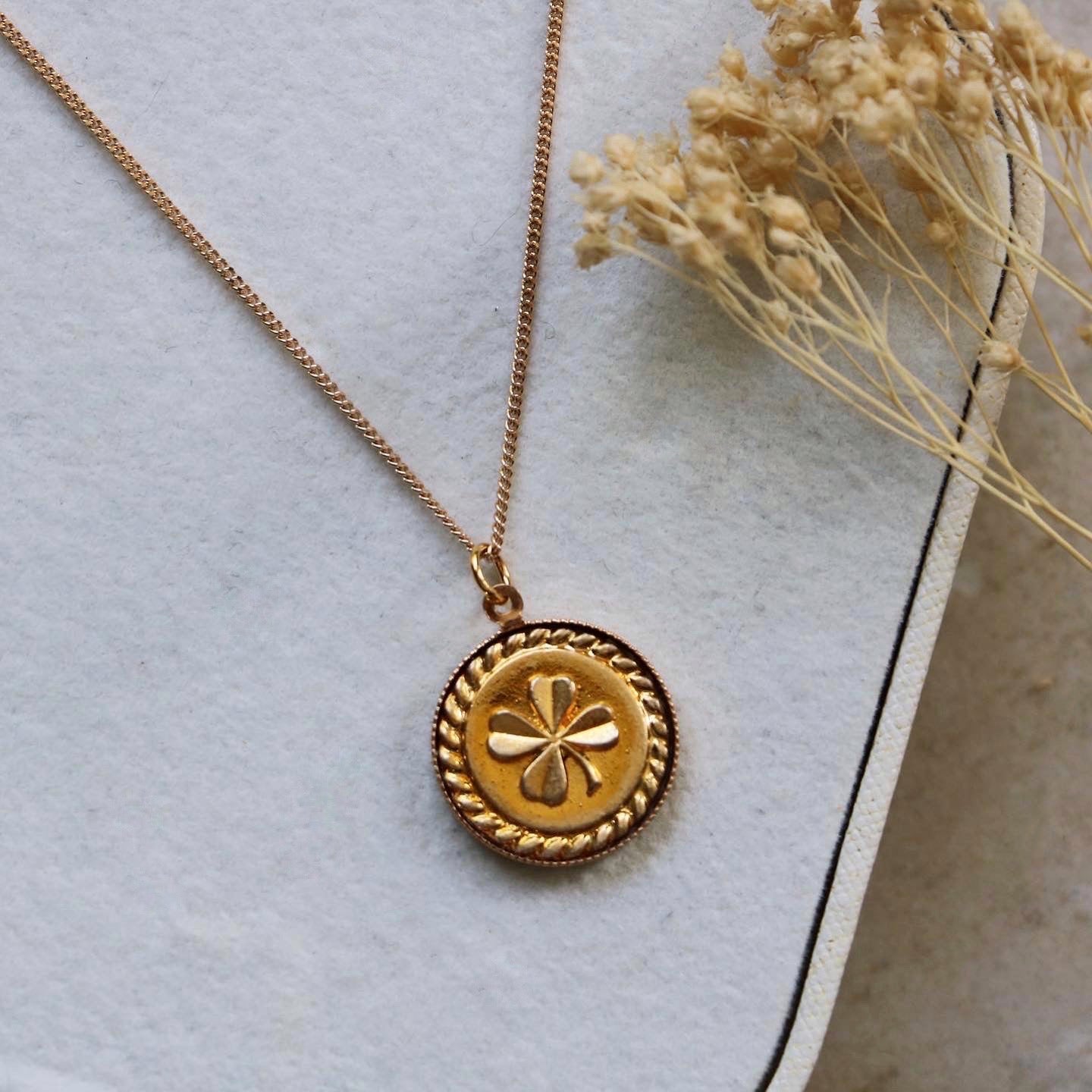 COLLIER UPCYCLÉ "LUCKY N°4"