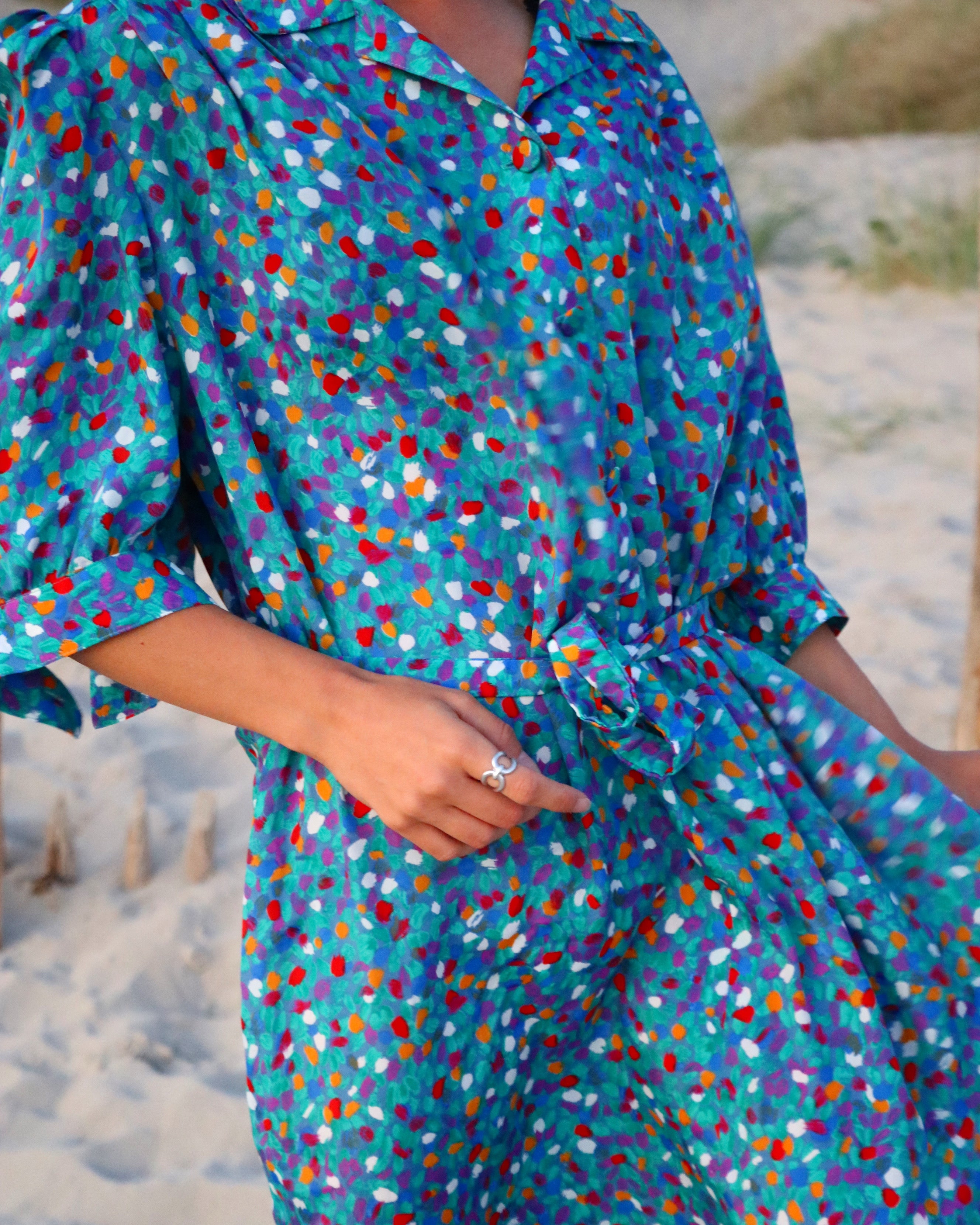 ROBE MULTICOLORE VINTAGE