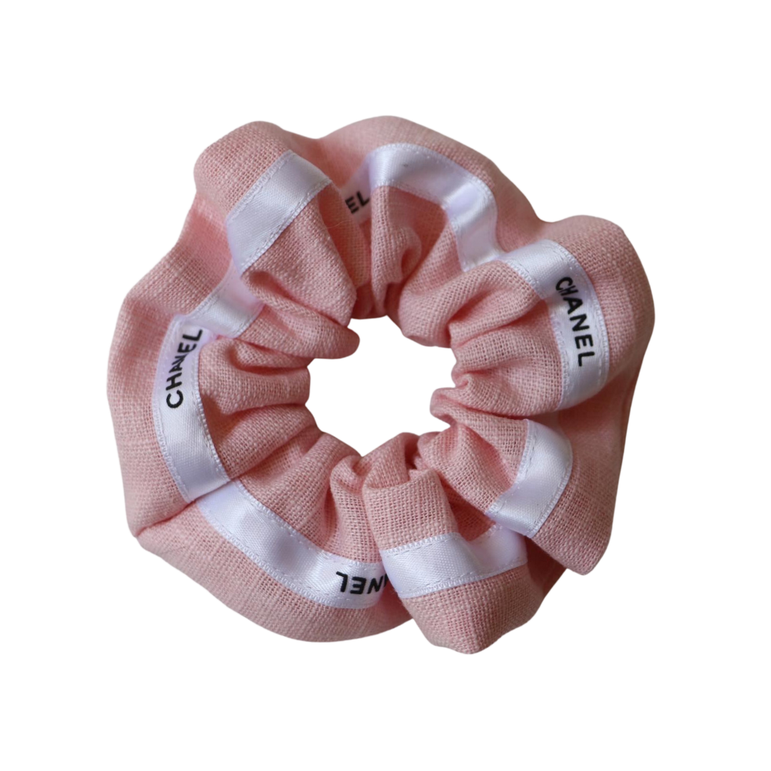 CHOUCHOU UPCYCLÉ | ROSE CLAIR 100% LIN