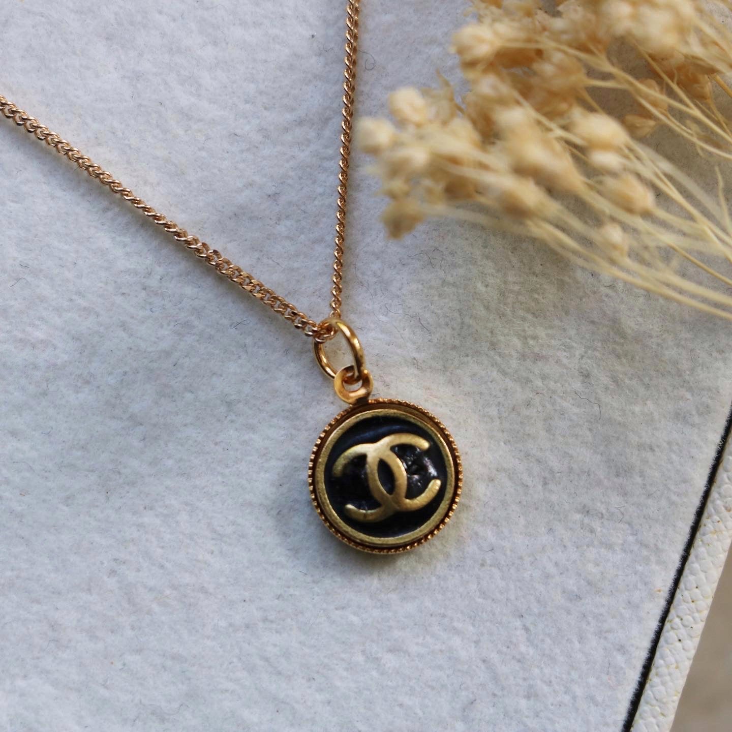 COLLIER UPCYCLÉ | MINI NOIR & DORÉ "IMPARFAIT"