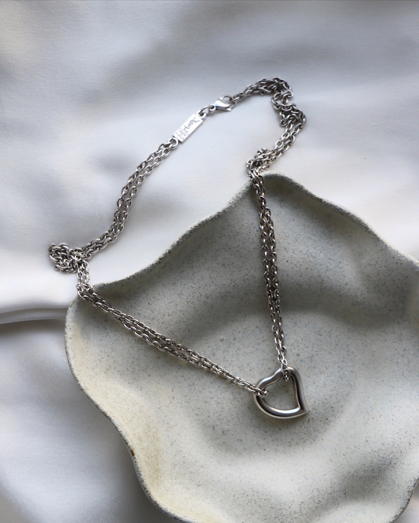 COLLIER "LOVE" YVES SAINT LAURENT VINTAGE