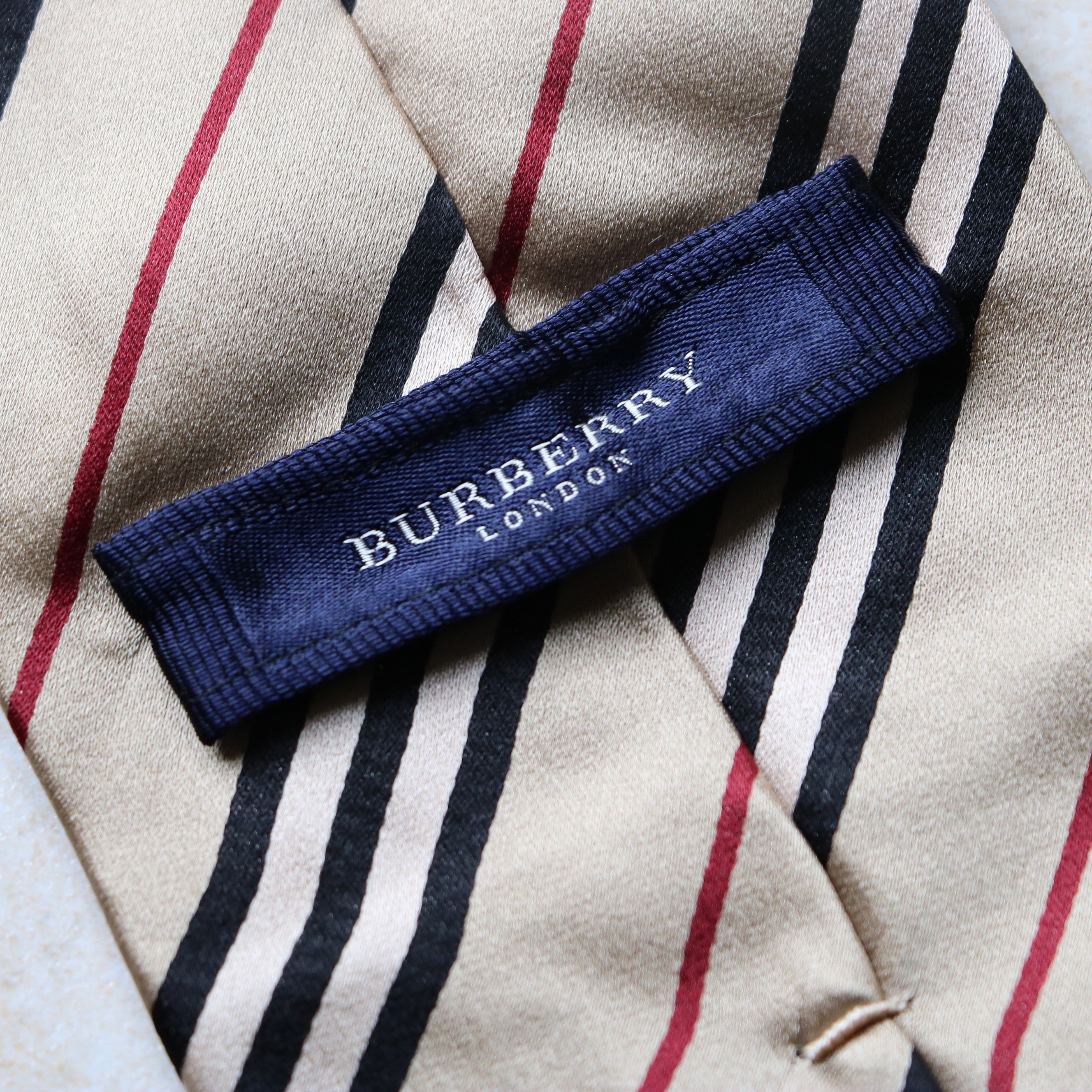 LOT DE 2 MINIS CHOUCHOUS UPCYCLÉS BURBERRY | 100% SOIE