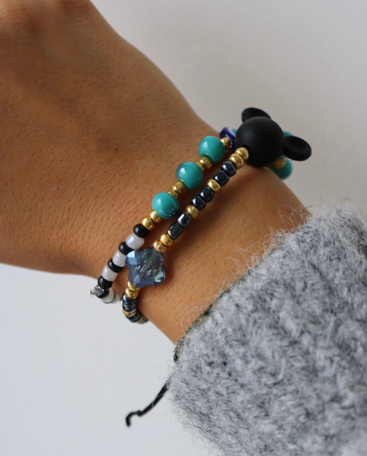 BRACELET PERLES "AZUR" N°1
