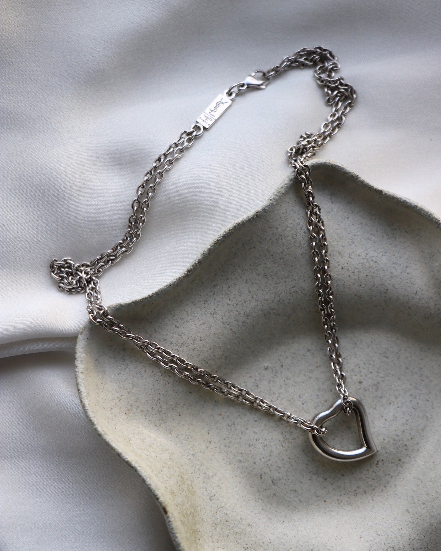 COLLIER "LOVE" YVES SAINT LAURENT VINTAGE