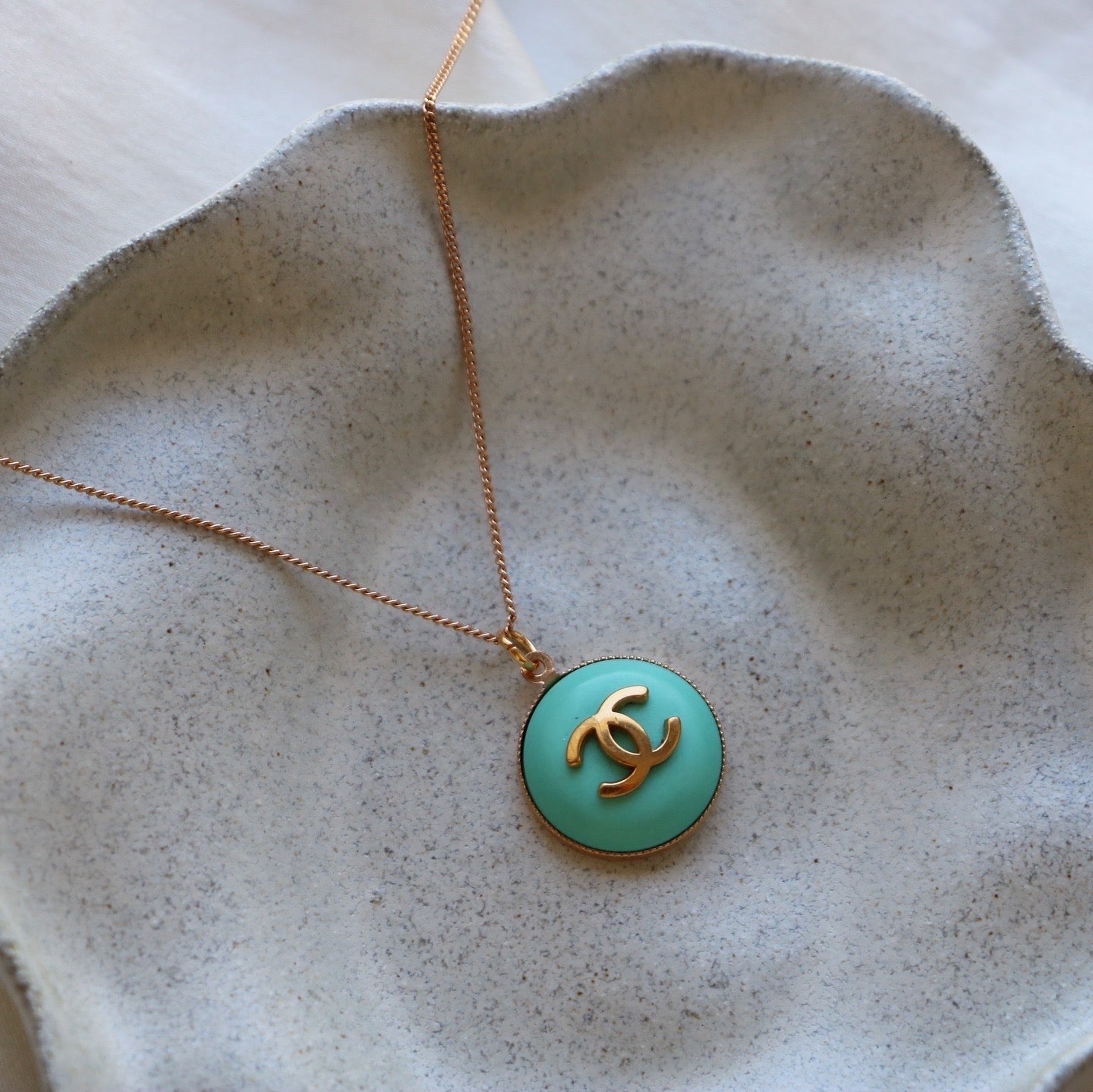COLLIER UPCYCLÉ | TURQUOISE