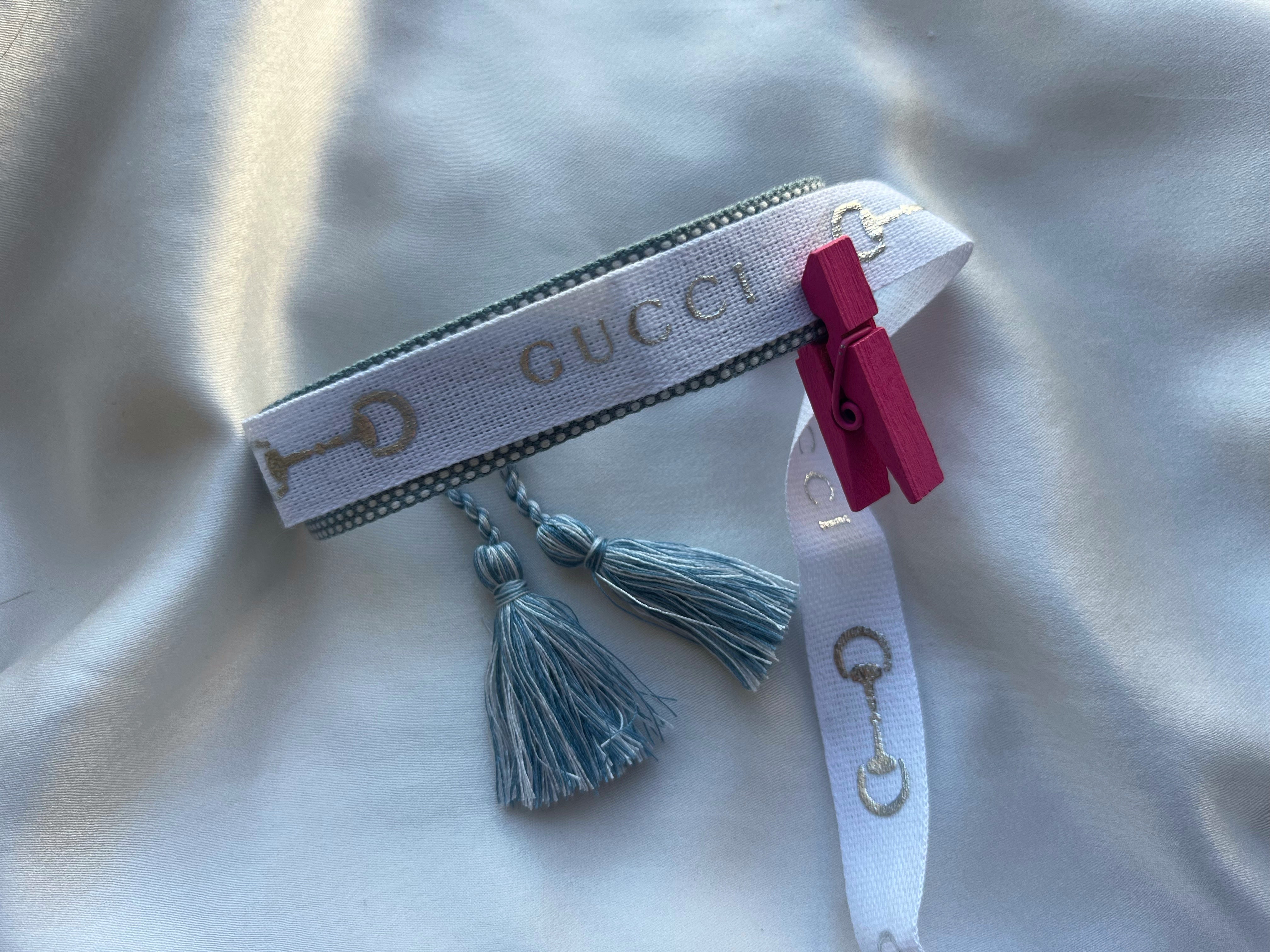 BRACELET TISSÉ UPCYCLÉ GUCCI | RARE