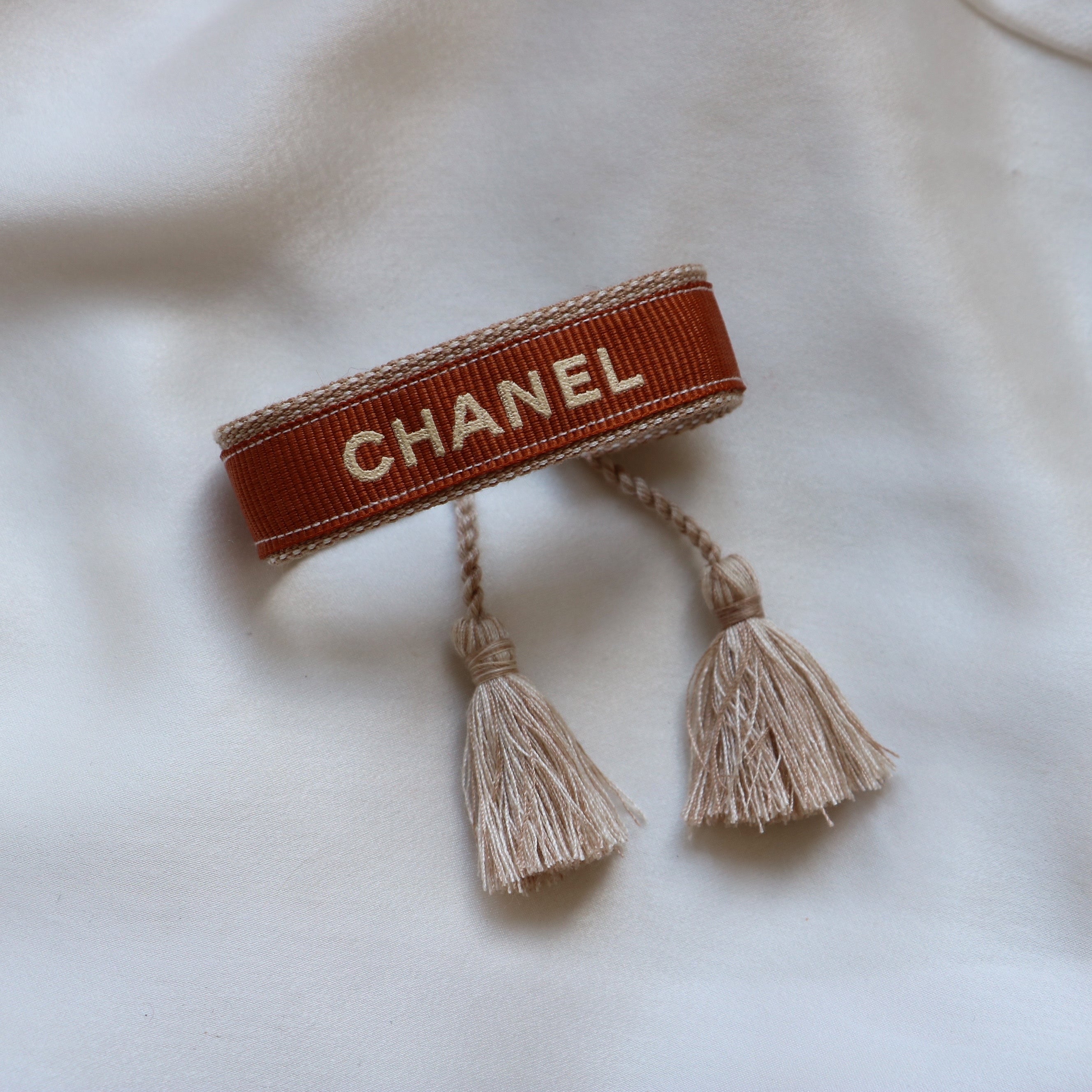 BRACELET TISSÉ UPCYCLÉ | CAMEL