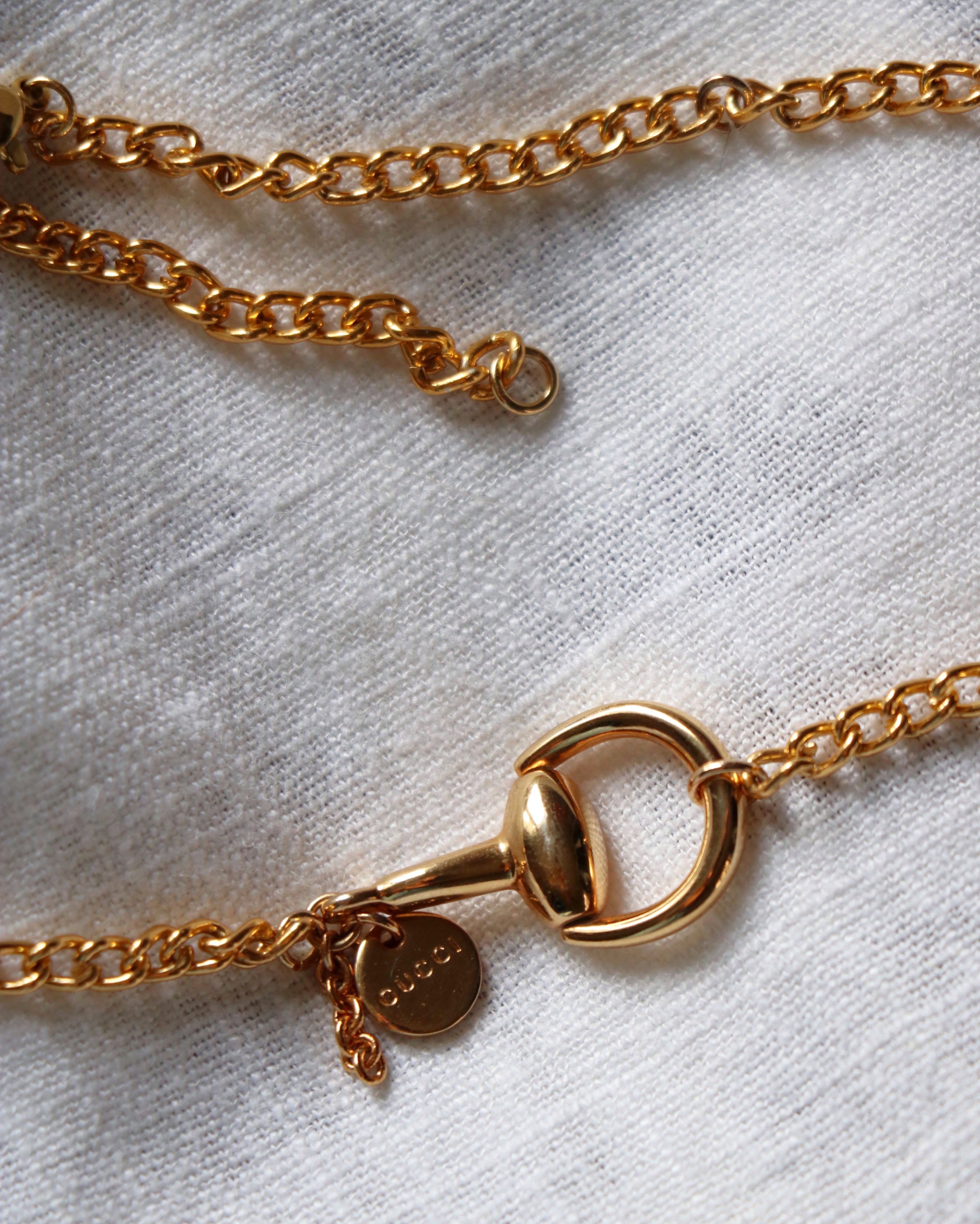 COLLIER UPCYCLÉ GUCCI | MORS DE CHEVAL