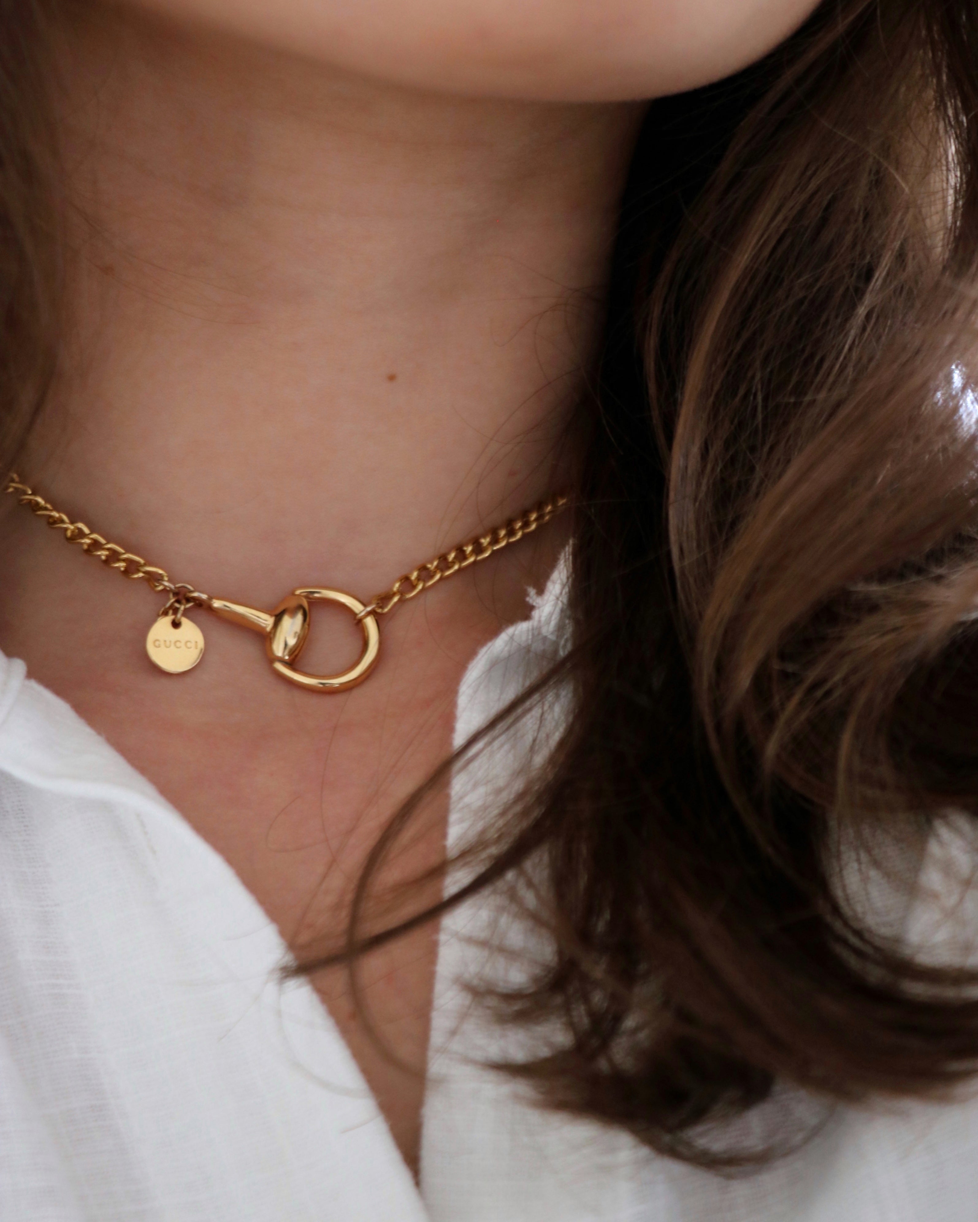 COLLIER UPCYCLÉ GUCCI | MORS DE CHEVAL