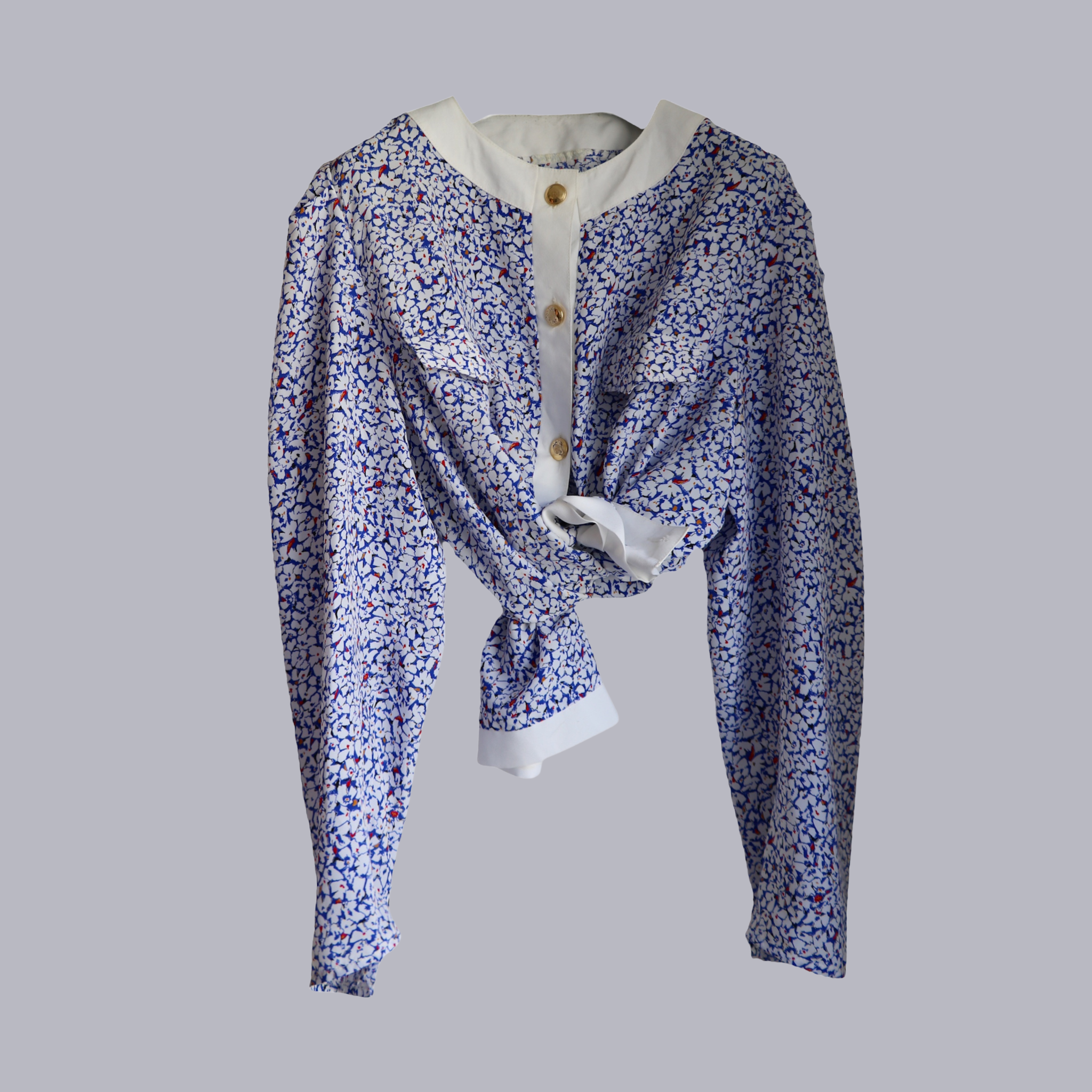 CHEMISE FLEURIE VINTAGE (ENSEMBLE)