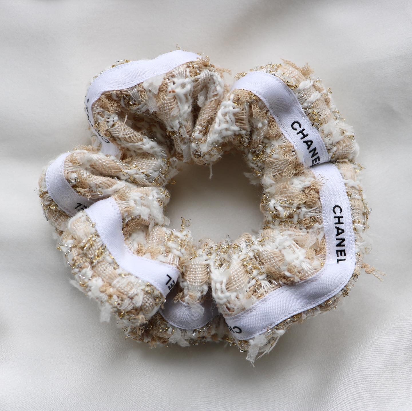 CHOUCHOU UPCYCLÉ | TWEED BEIGE