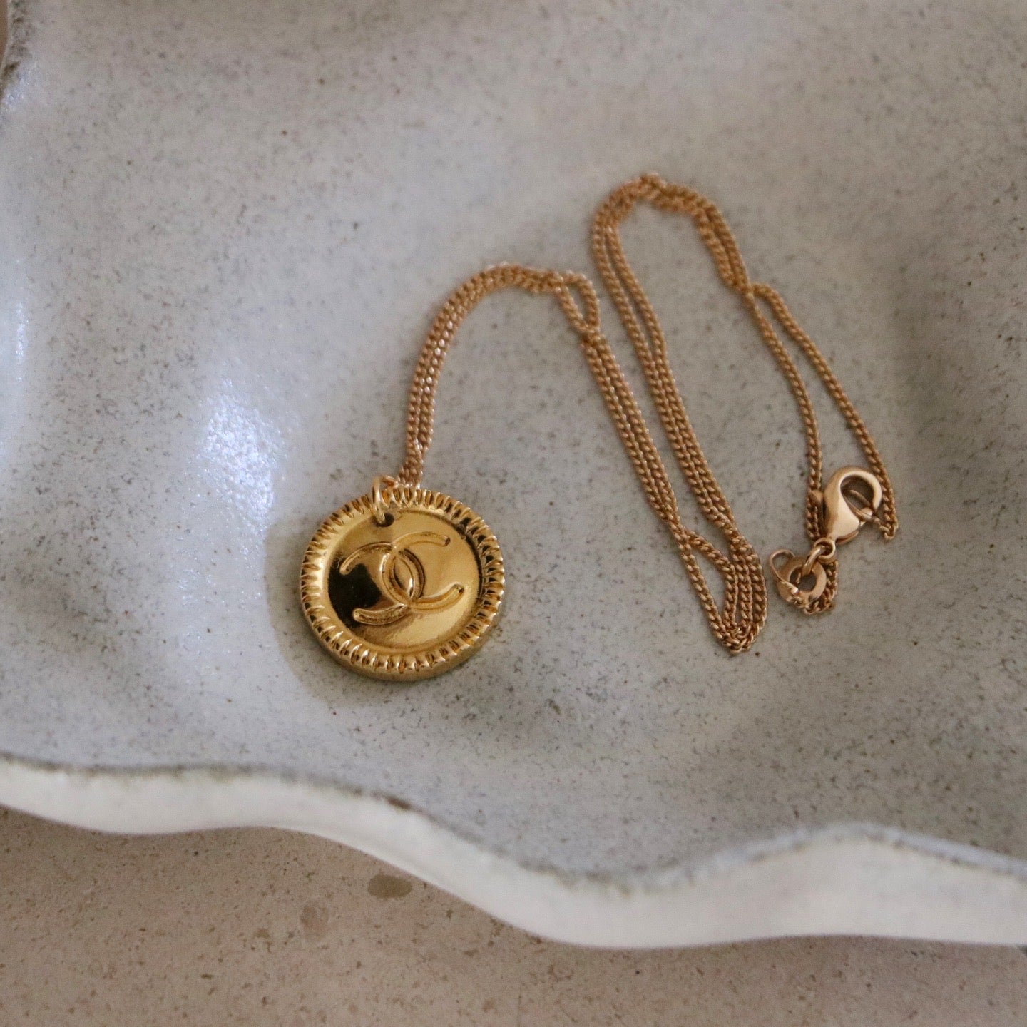 COLLIER UPCYCLÉ | DORÉ N°1