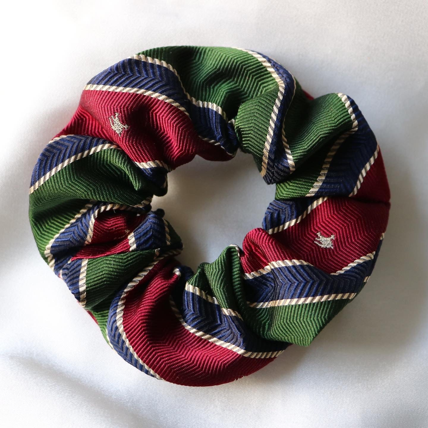 CHOUCHOU UPCYCLÉ BURBERRY | 100% SOIE