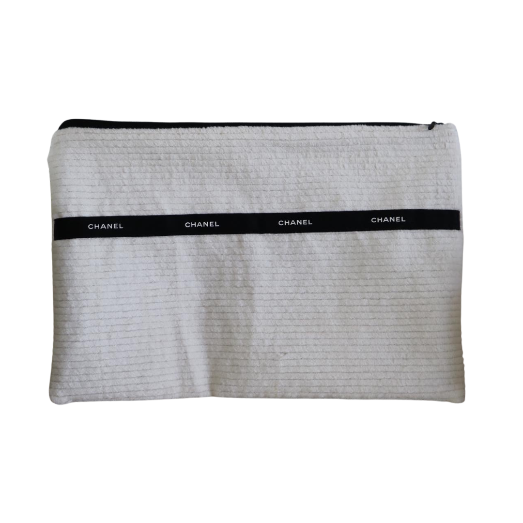 POCHETTE UPCYCLÉE CHANEL | BLANC & NOIR