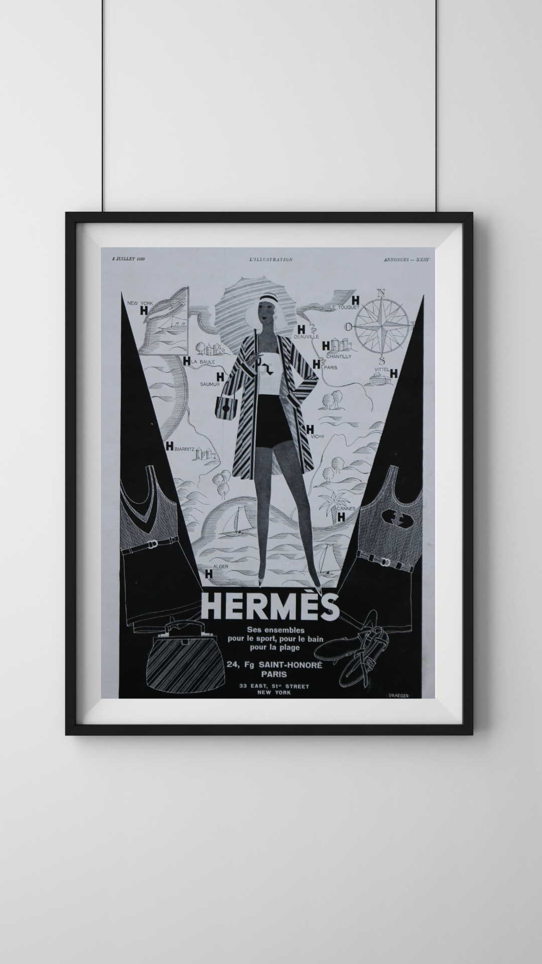 AFFICHE HERMÈS VINTAGE N°1
