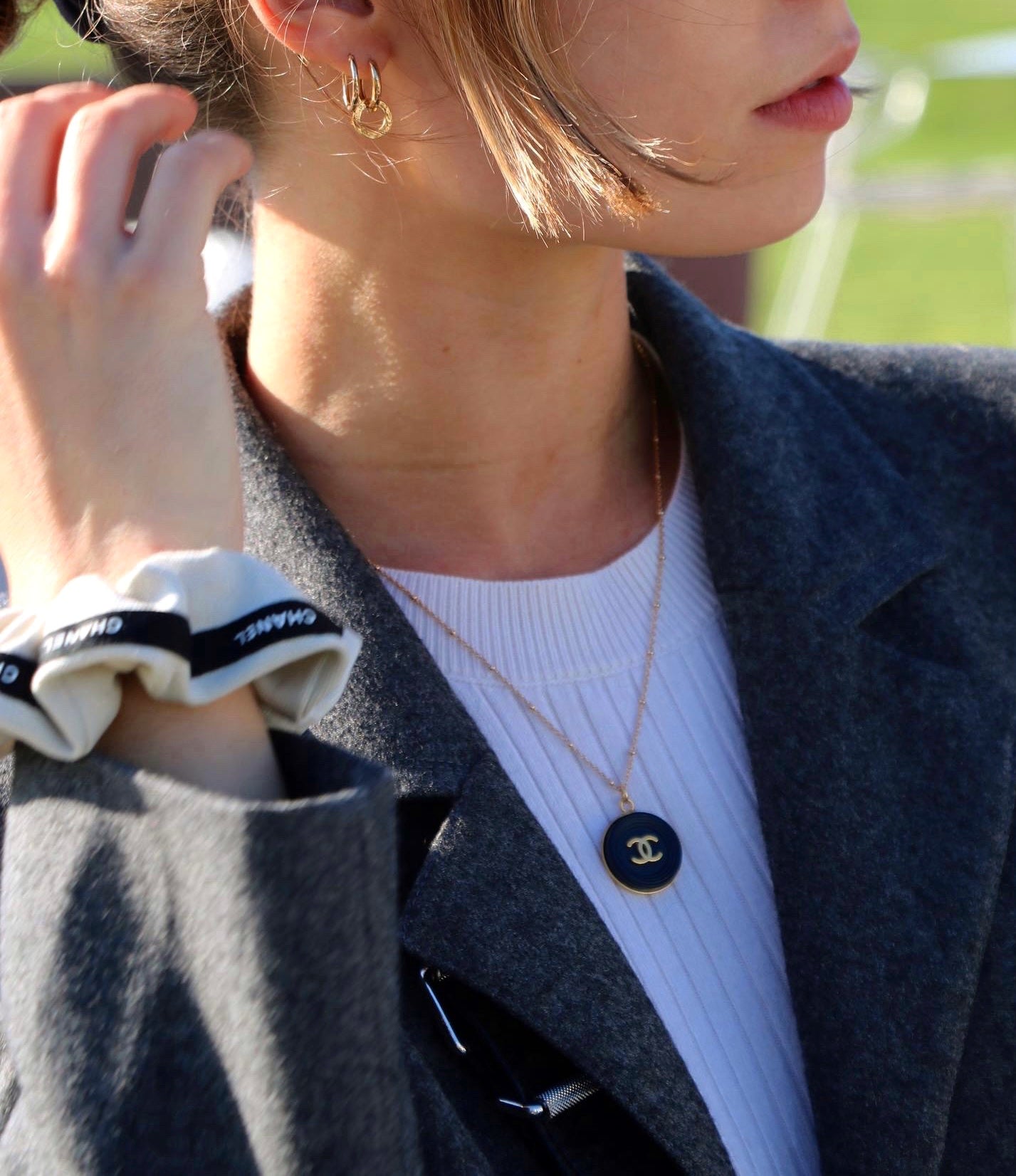 COLLIER UPCYCLÉ NOIR