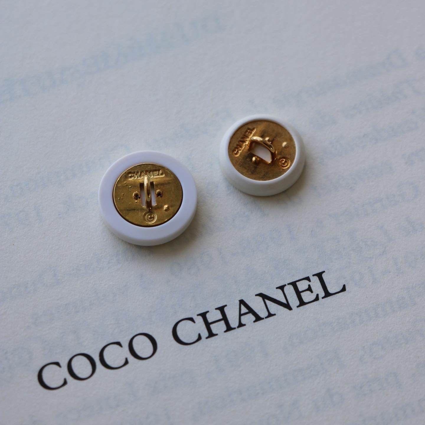 COLLIER UPCYCLÉ CHANEL | BLANC N°1