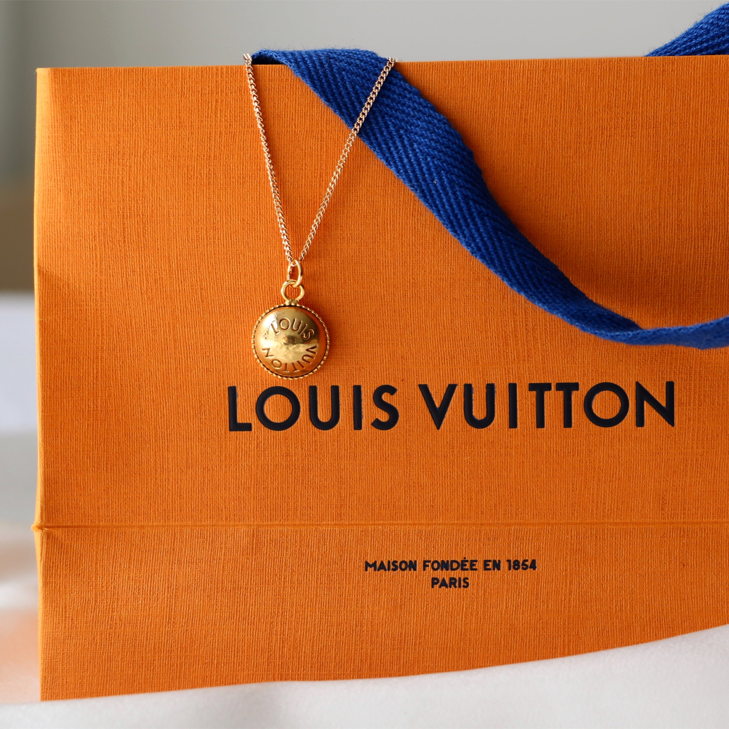 COLLIER UPCYCLÉ LOUIS VUITTON